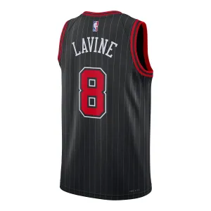 Airflow Channel Design Youth Chicago Bulls Zach LaVine Nike Statement Swingman Jersey 2024-25