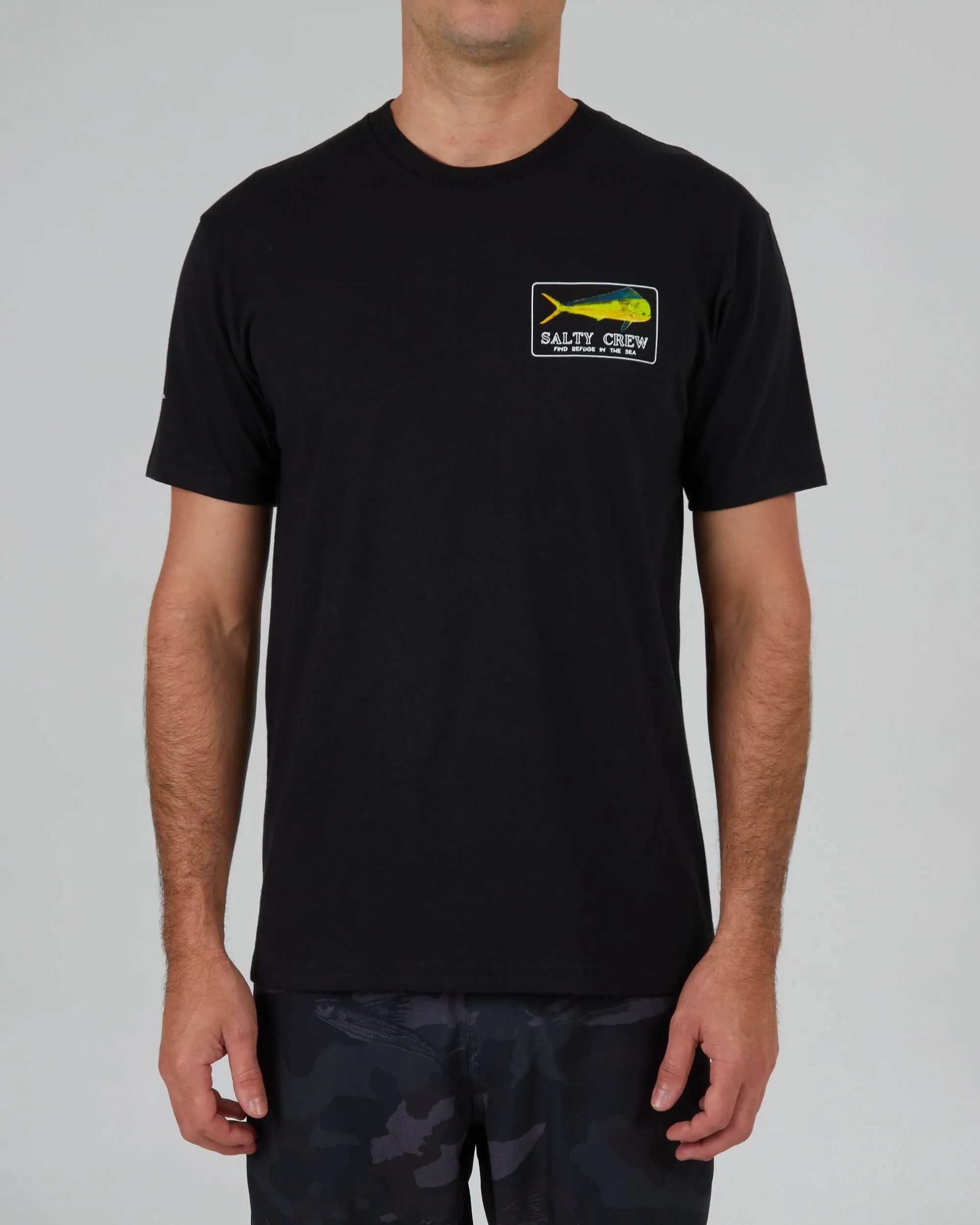Golden Mahi Premium S/S Tee - Black Soft Design Basic Top