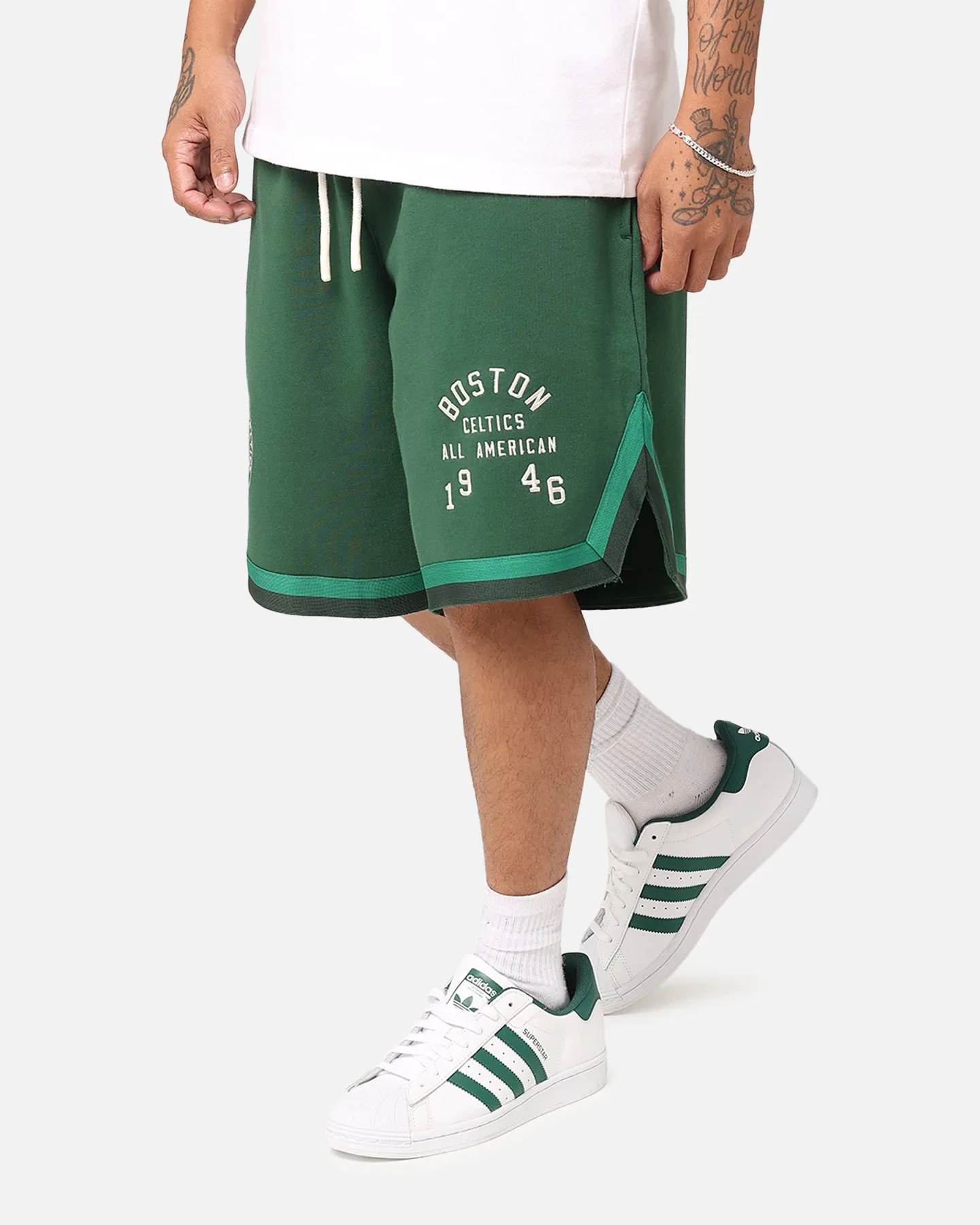 Mitchell & Ness Boston Celtics All American Shorts Faded Dark Green Quick Flex