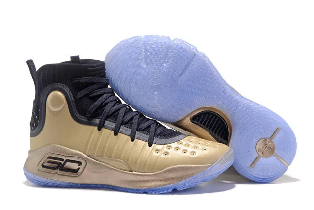 Breathable lining fabric Firm Ground Under Armour UA Women's Curry 4 Sport Basketball Sneakers Outdoor Medium Top Athletic Unique Knitted Socks Design Shoes 36-39