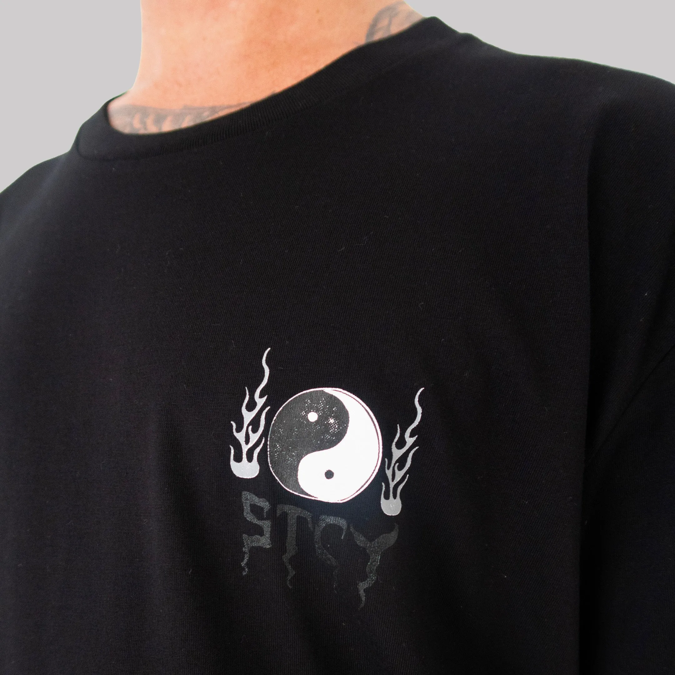 YING REAPER TEE / BLACK back to school Stylish piece