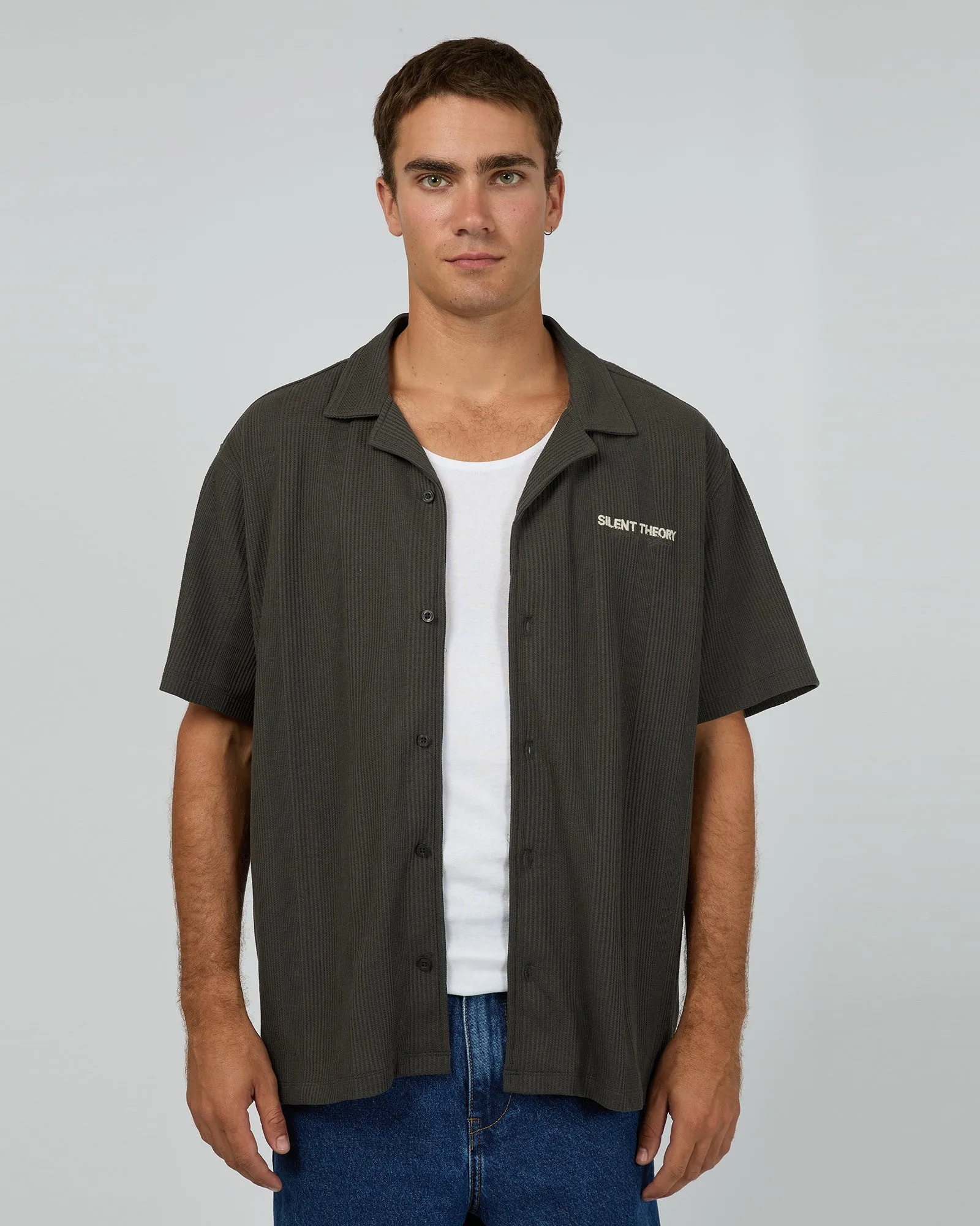 Rico Ss Shirt Charcoal Sustainable fashion