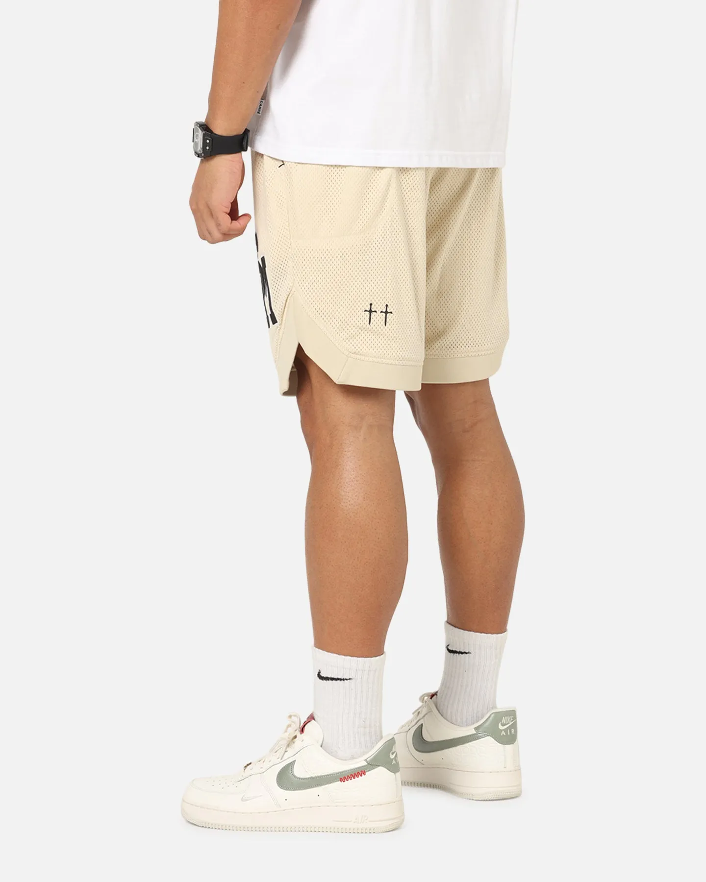 Saint Morta La Rambla Basketball Shorts Dirty Blonde Heat Ready Stylish Look