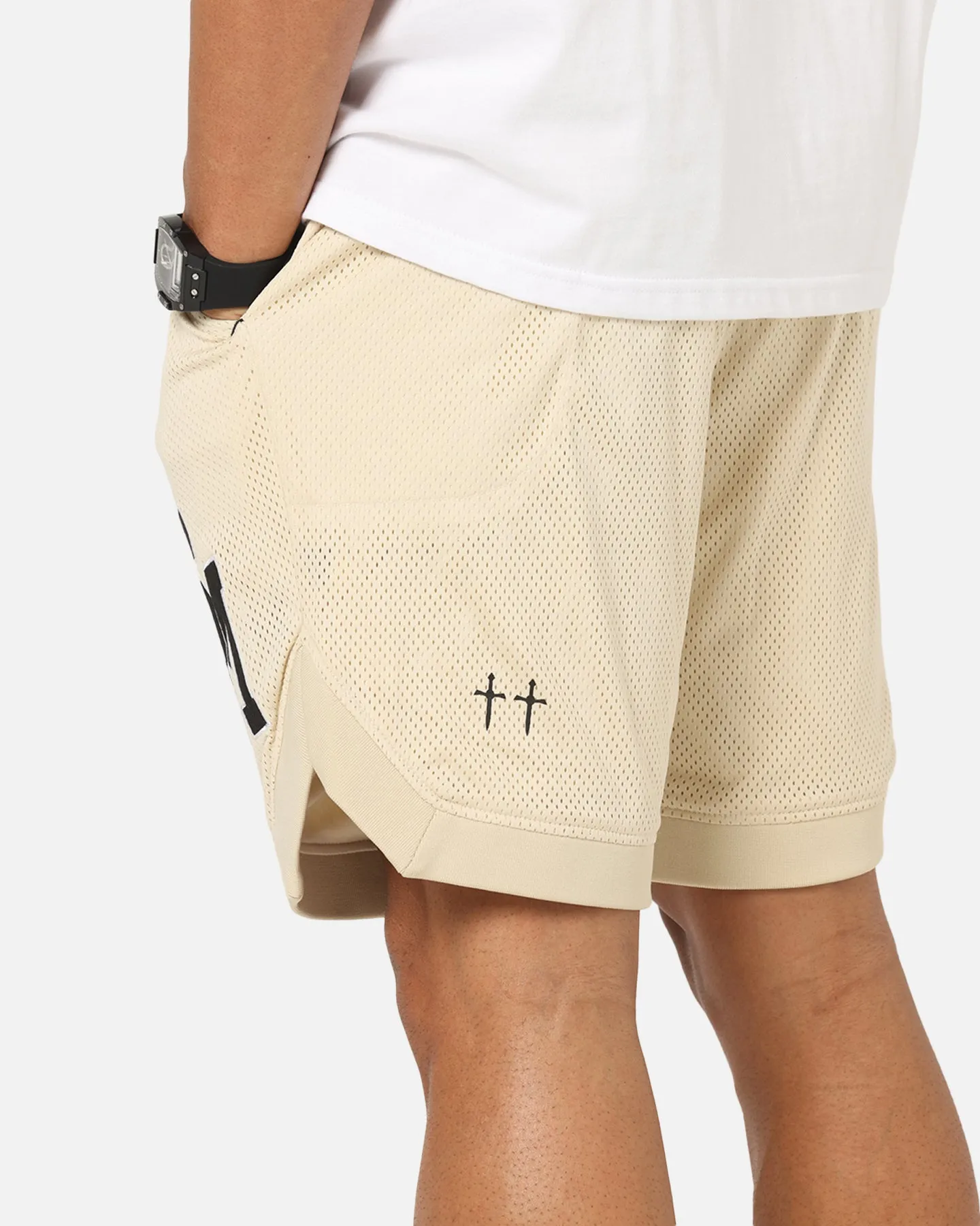 Saint Morta La Rambla Basketball Shorts Dirty Blonde Comfy Wear