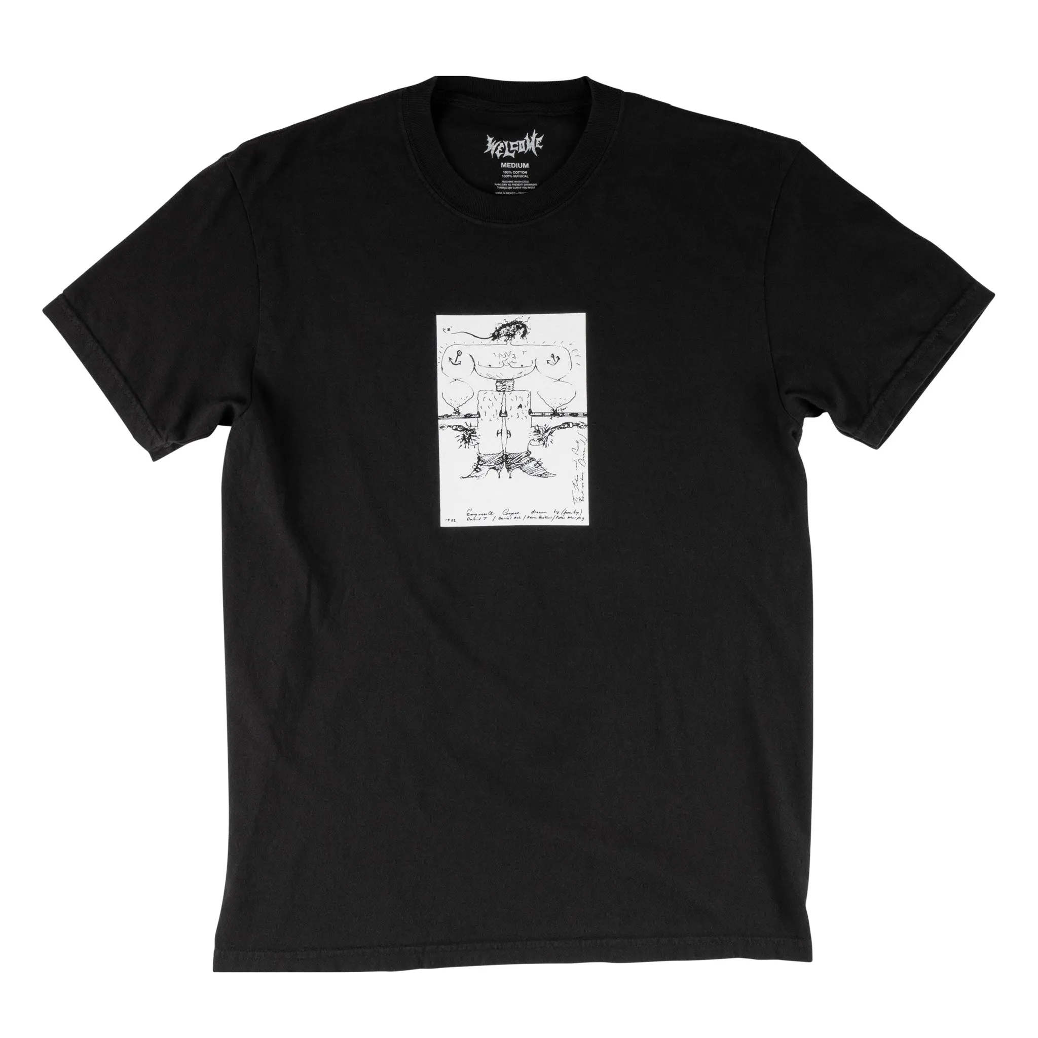 Welcome x Bauhaus - Exquisite Corpse Garment-Dyed Tee Cozy and Light Minimalistic Wear