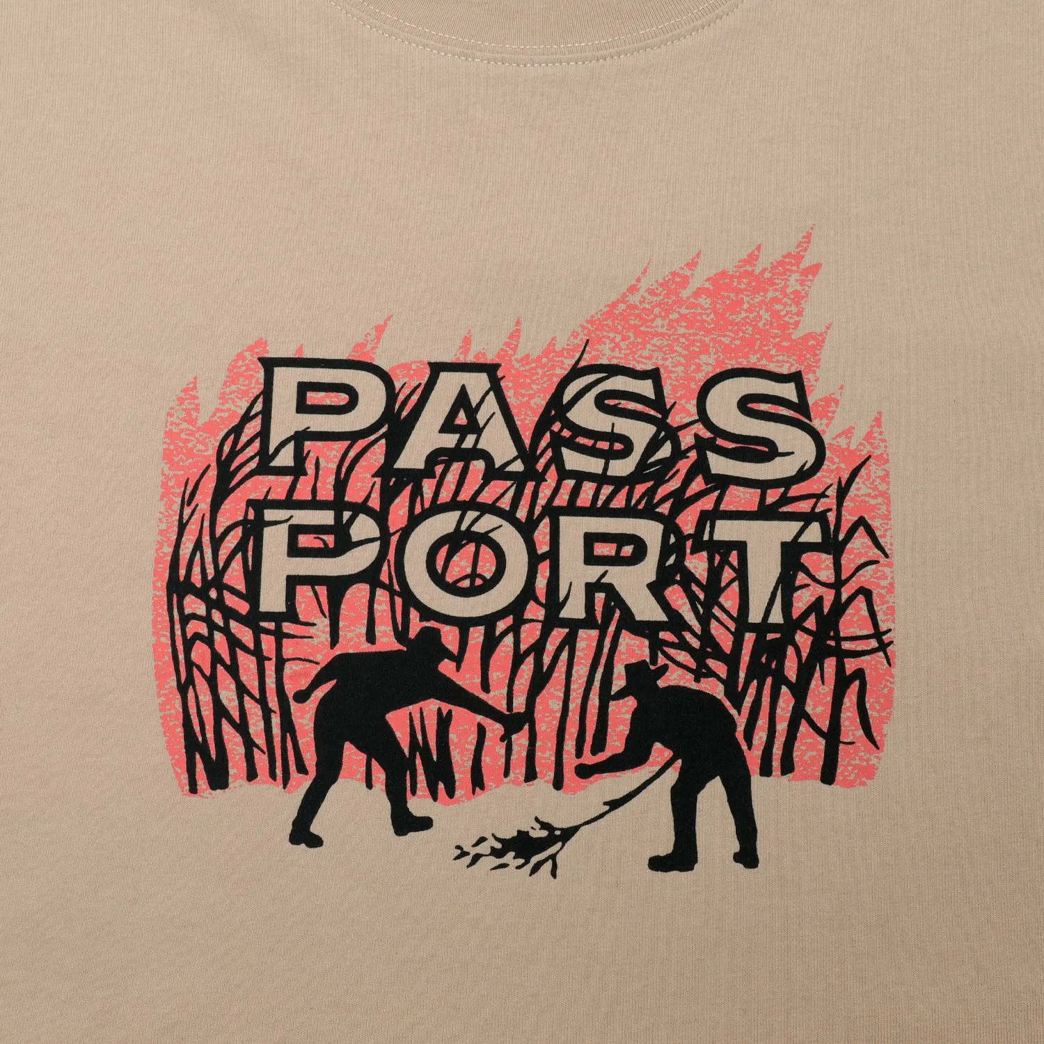 Pass~Port Brush Fire Tee - Sand UV protected