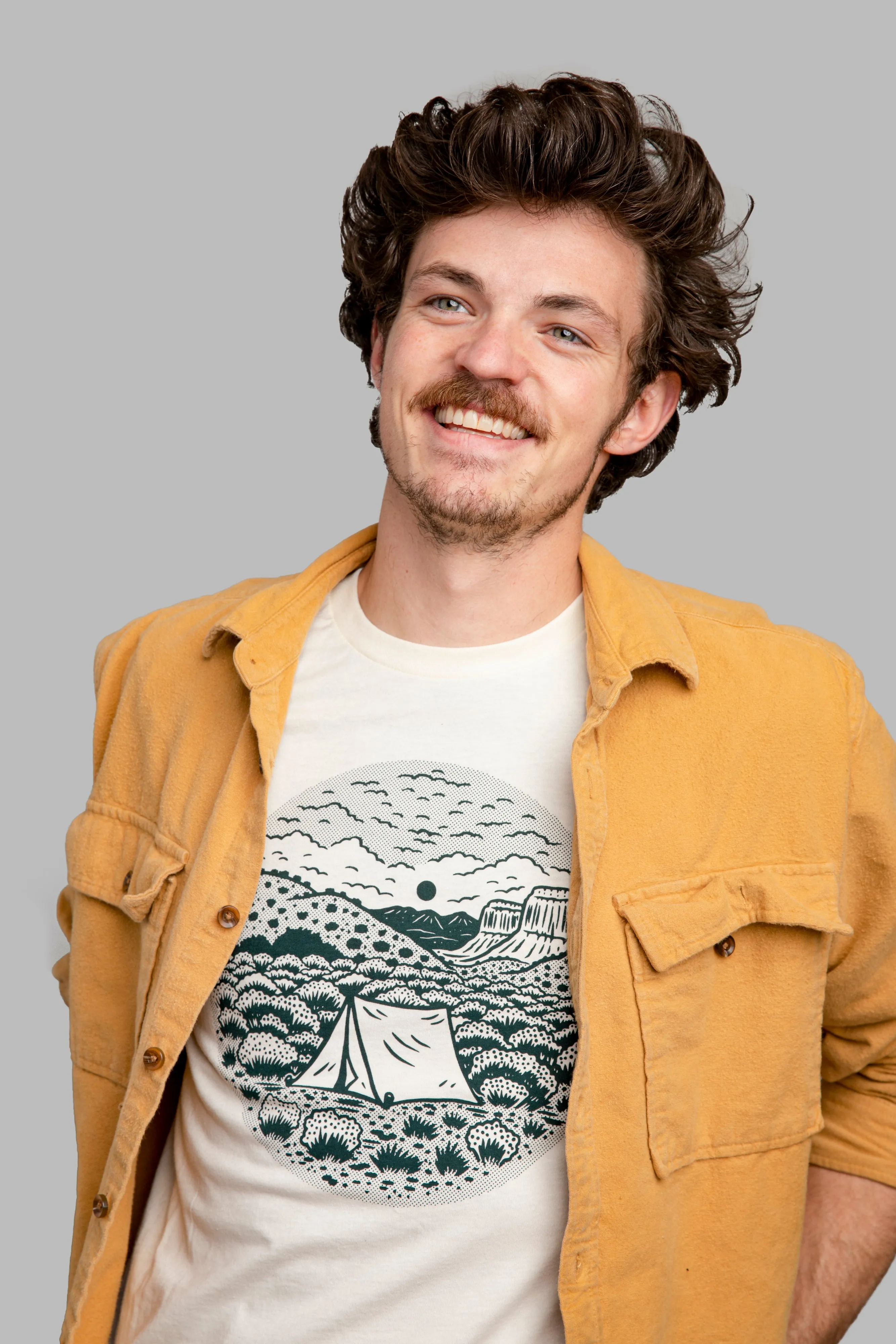 Desert Camper Tee-Natural Versatile Trend ComfortOptimizedConstruction