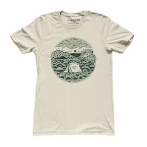 Desert Camper Tee-Natural Retro Style Seasonal Smart