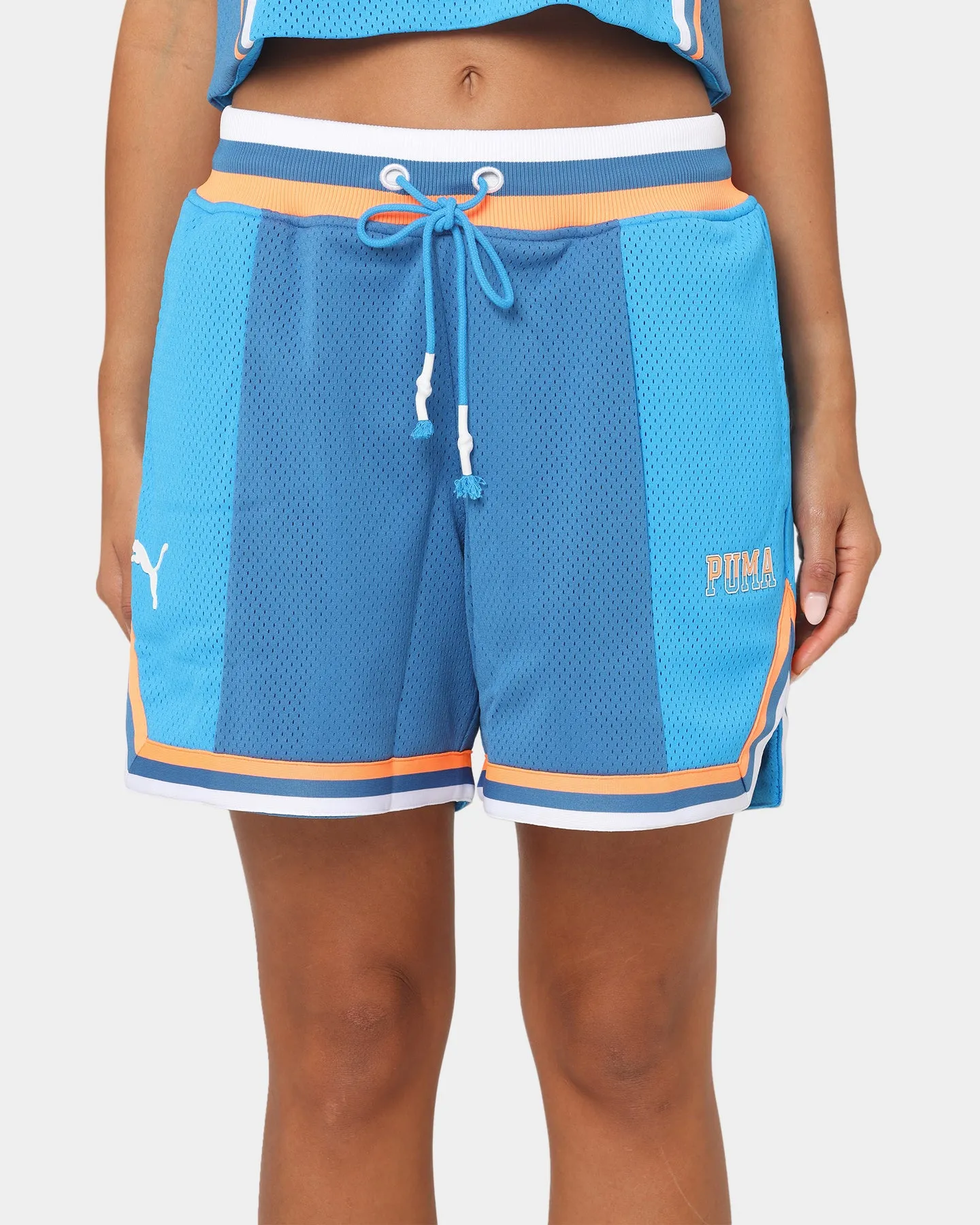 Skinny Fit Puma Women's Swish Maker Shorts Ocean Drive