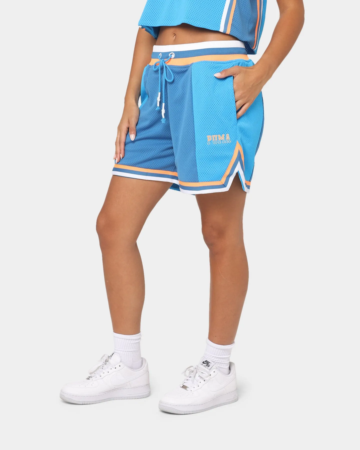 Puma Women's Swish Maker Shorts Ocean Drive Active Comfort Summer Vibes