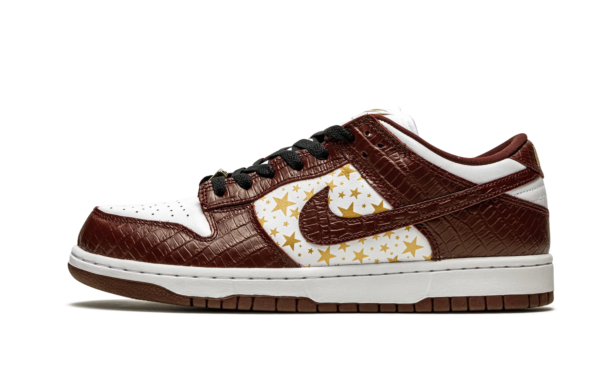 Indoor Friendly SB Dunk Low "Supreme - Stars - Barkroot Brown"