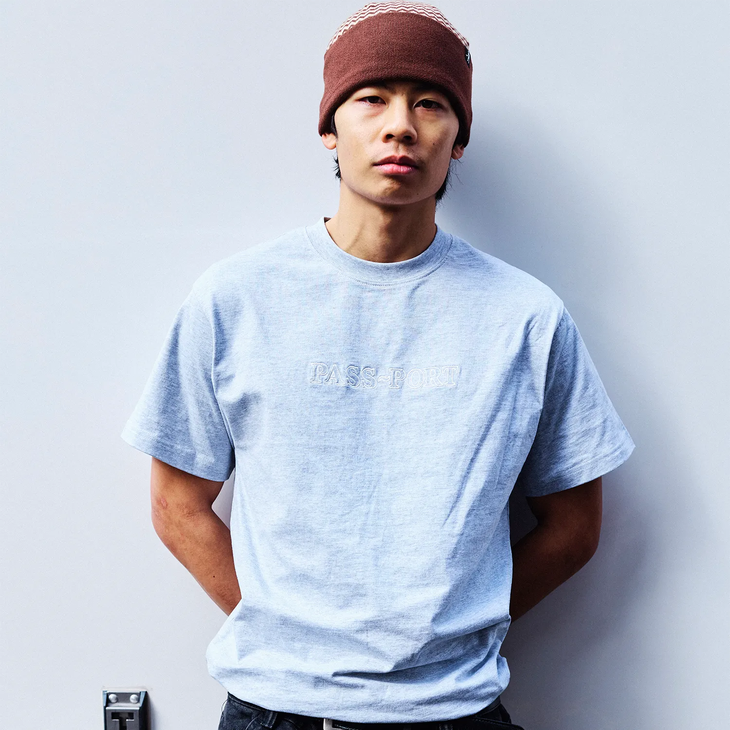 Smart Design Casual Performance Fit Pass~Port Official Organic Cotton Tee - Heather Grey