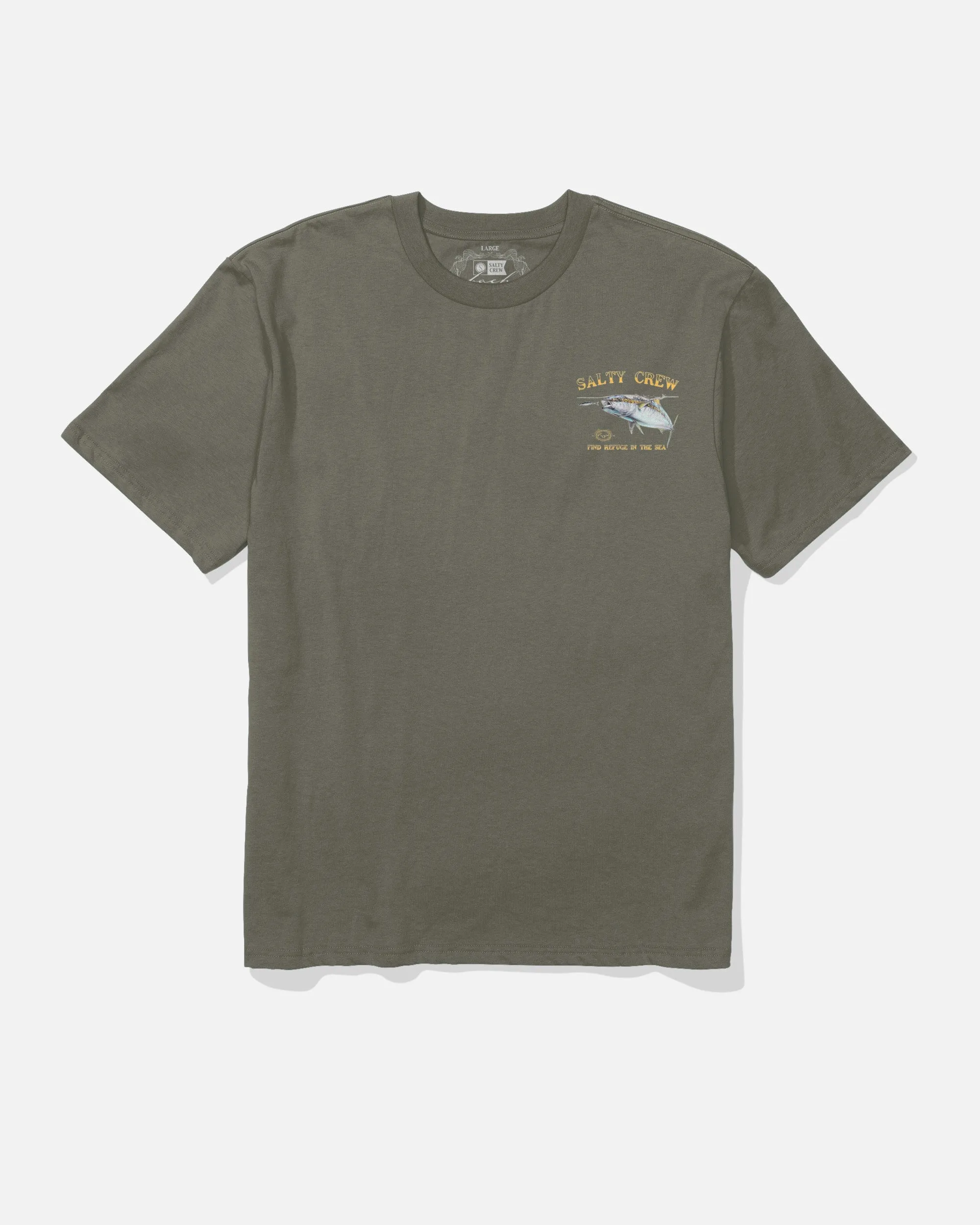 Surface Classic Ss Tee - Dusty Olive Cozy Comfort Look