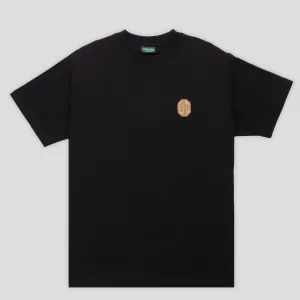 Non Restrictive Fit Pass~Port Emblematic Organic Cotton Tee - Black