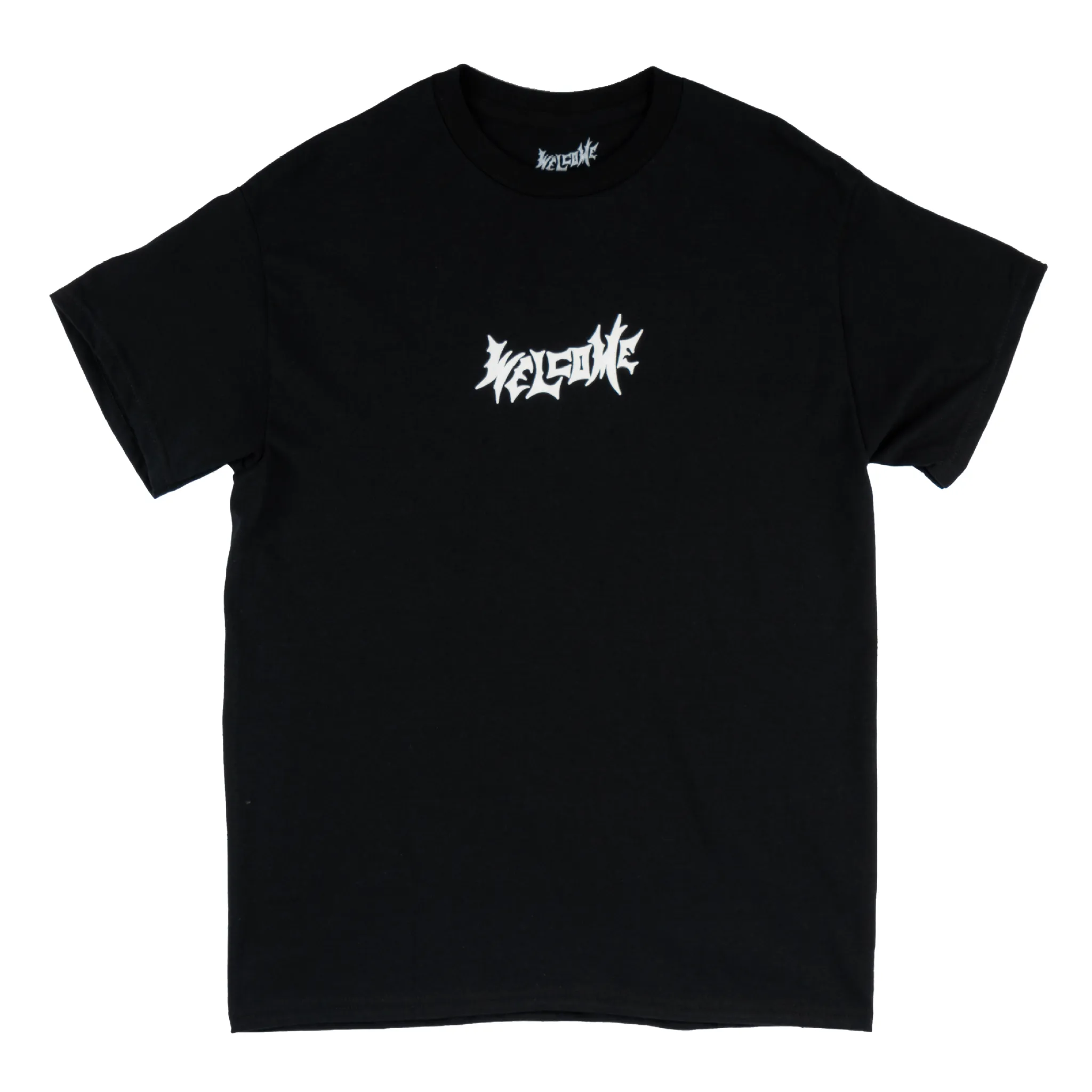 Vamp Puff Print Tee - Black/White Flatlock stitching harmonious