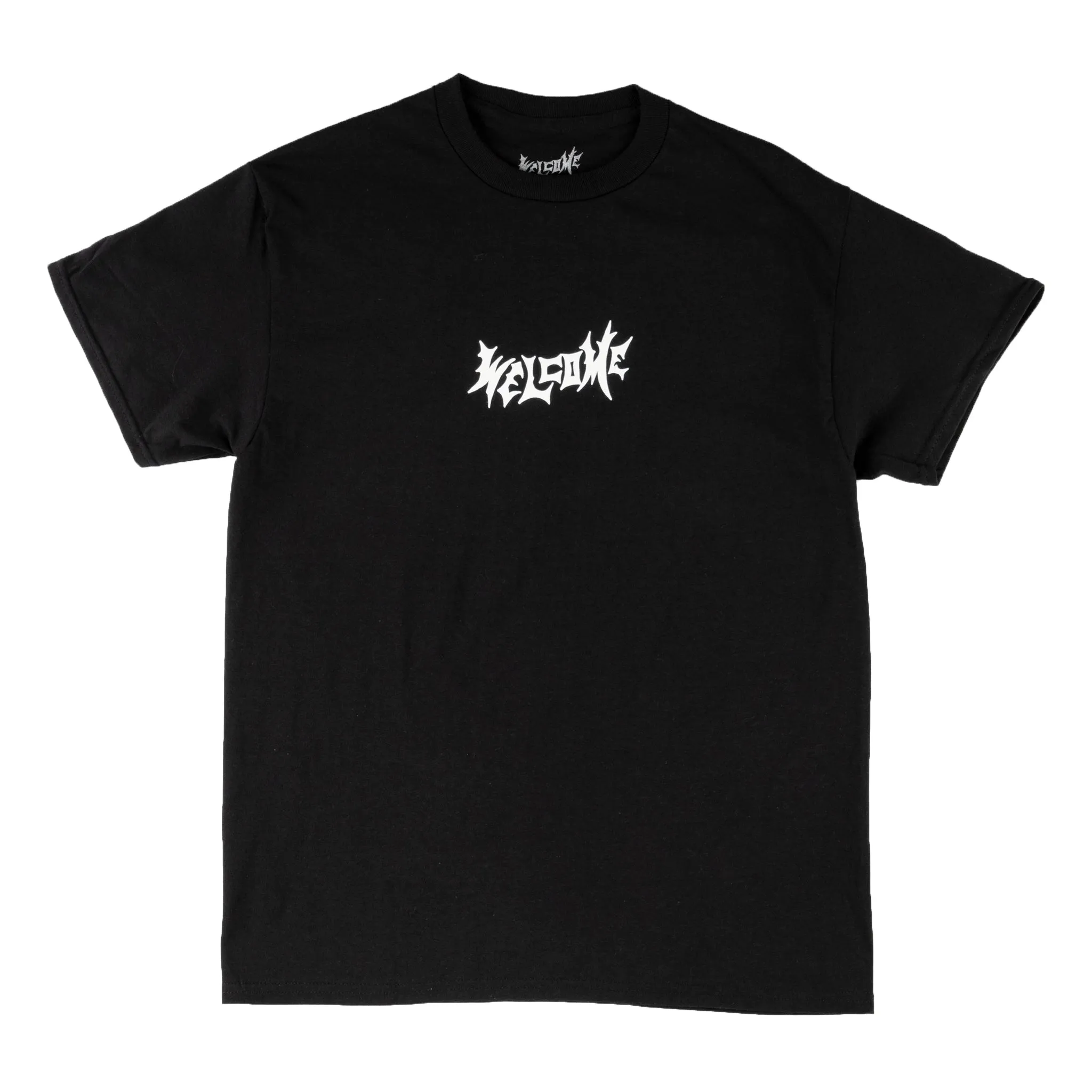 Sleek Layer Vamp Tee - Black/White