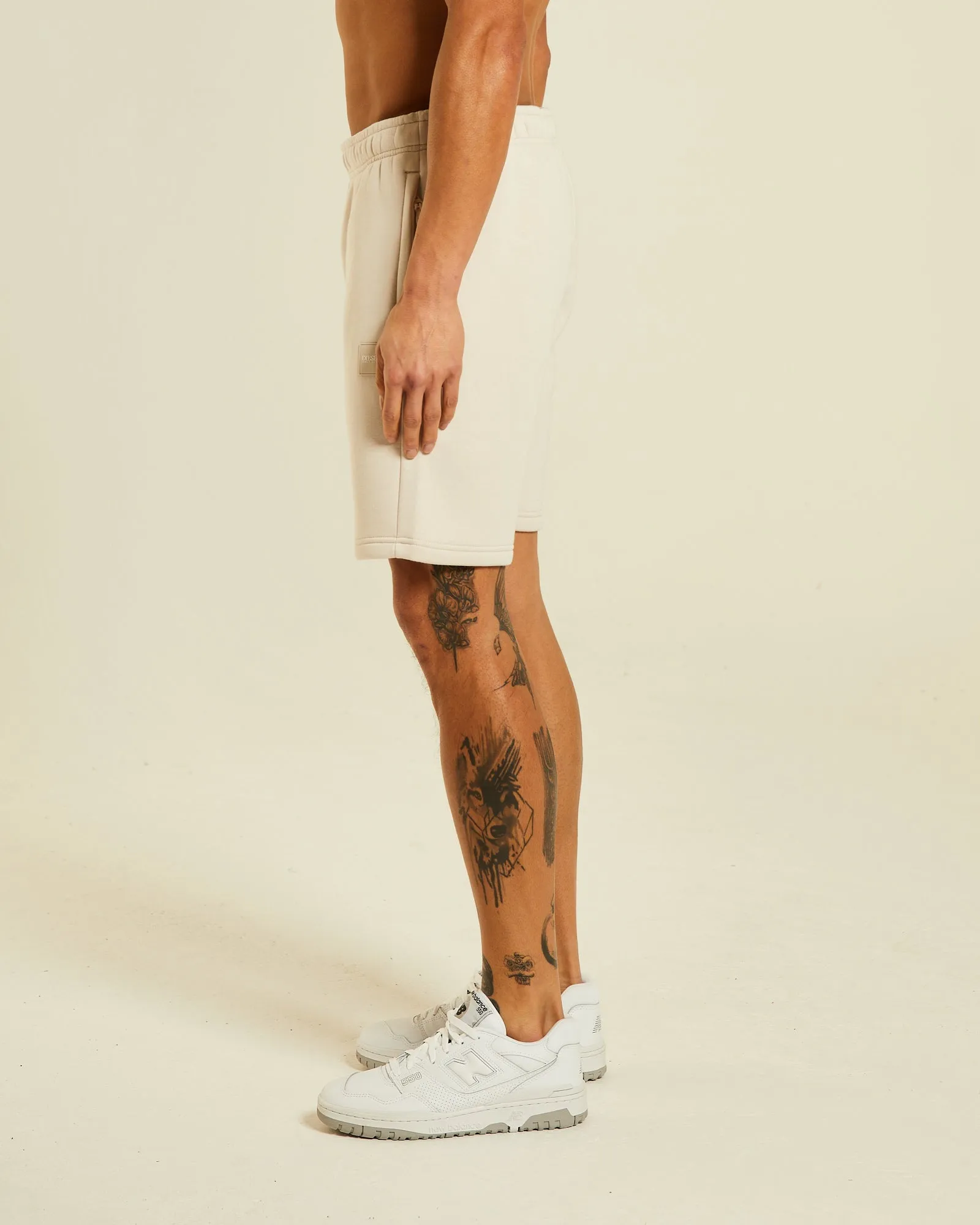 Sleek Waistband Non Cling Material Vega Short Bone