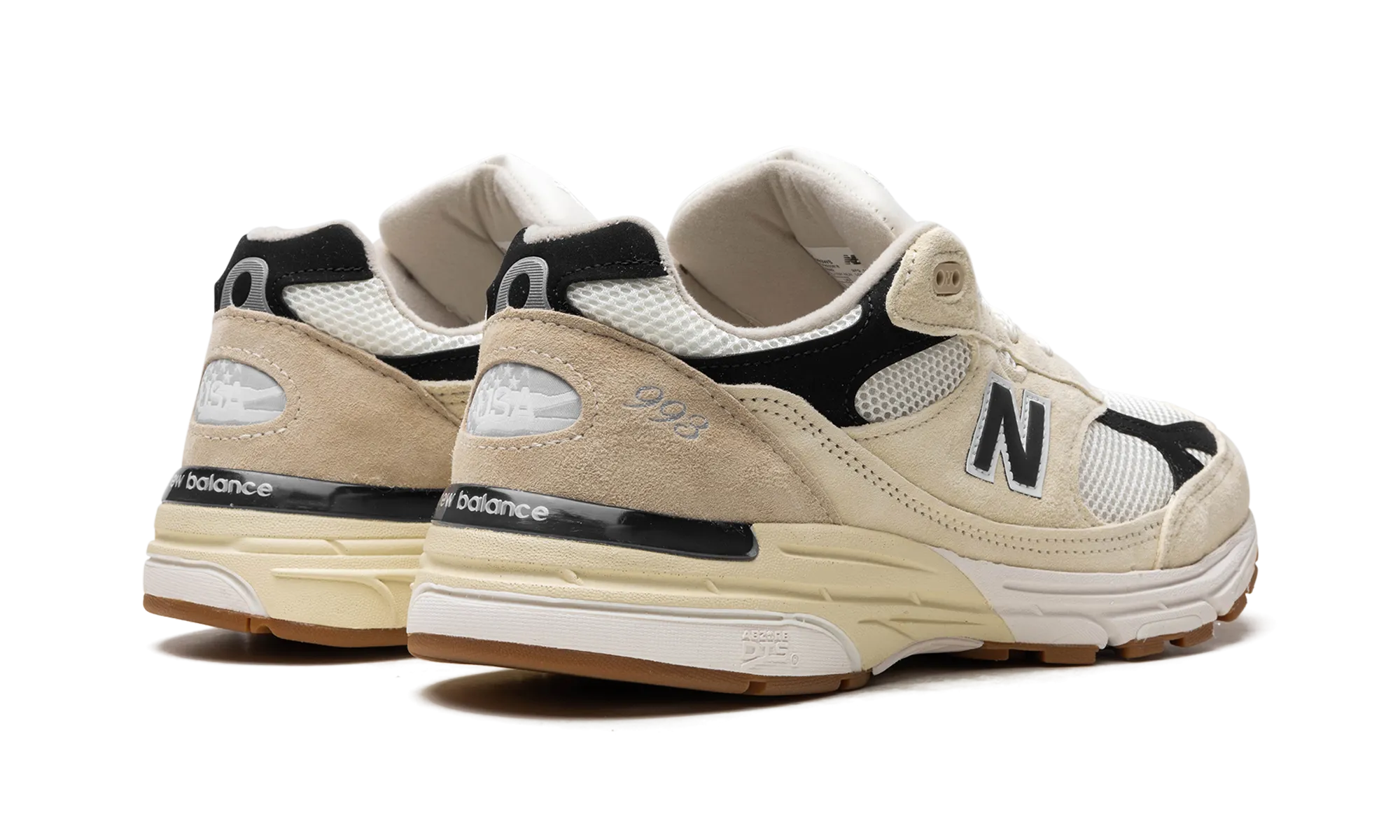 ComfortInsoles Stretchable Material 993 "Teddy Santis - Made in USA 'Sea Salt Black'"