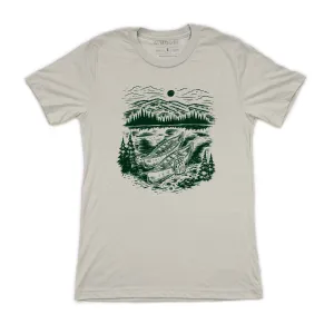 Two Canoes Tee-Dust Durable Style Layered Look