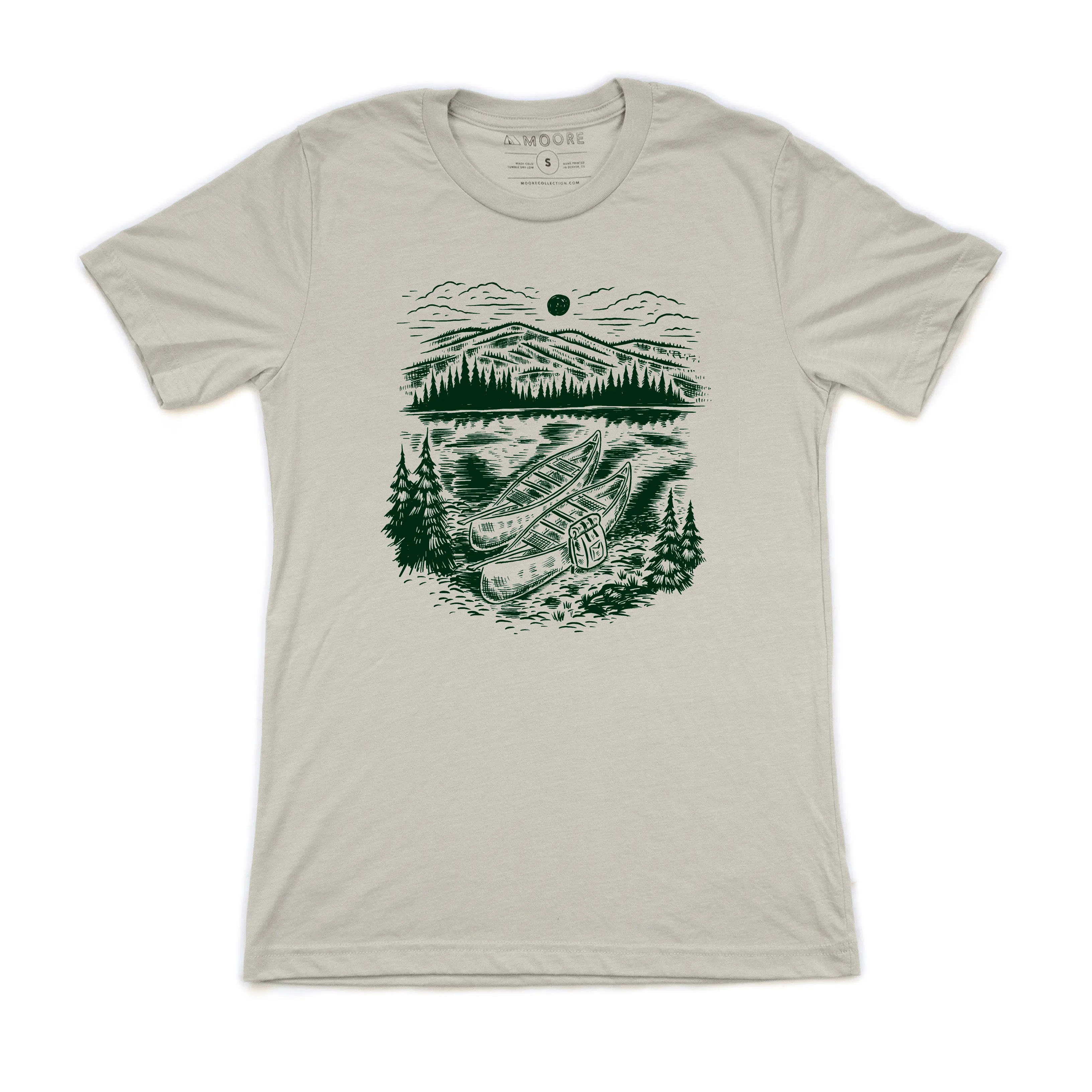 Two Canoes Tee-Dust Durable Style Layered Look