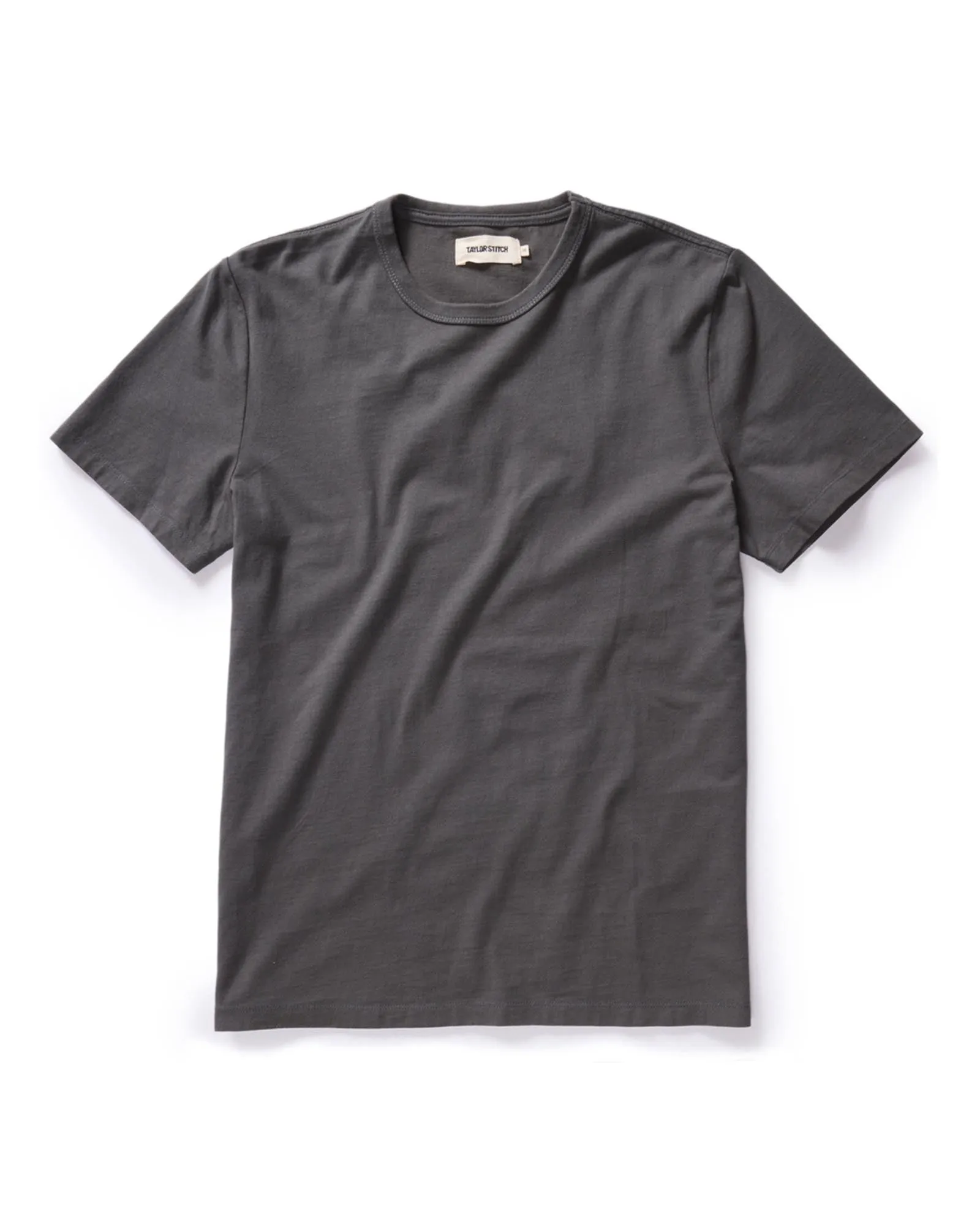 Cozy Comfort V neck style The Organic Cotton Tee in Faded Black