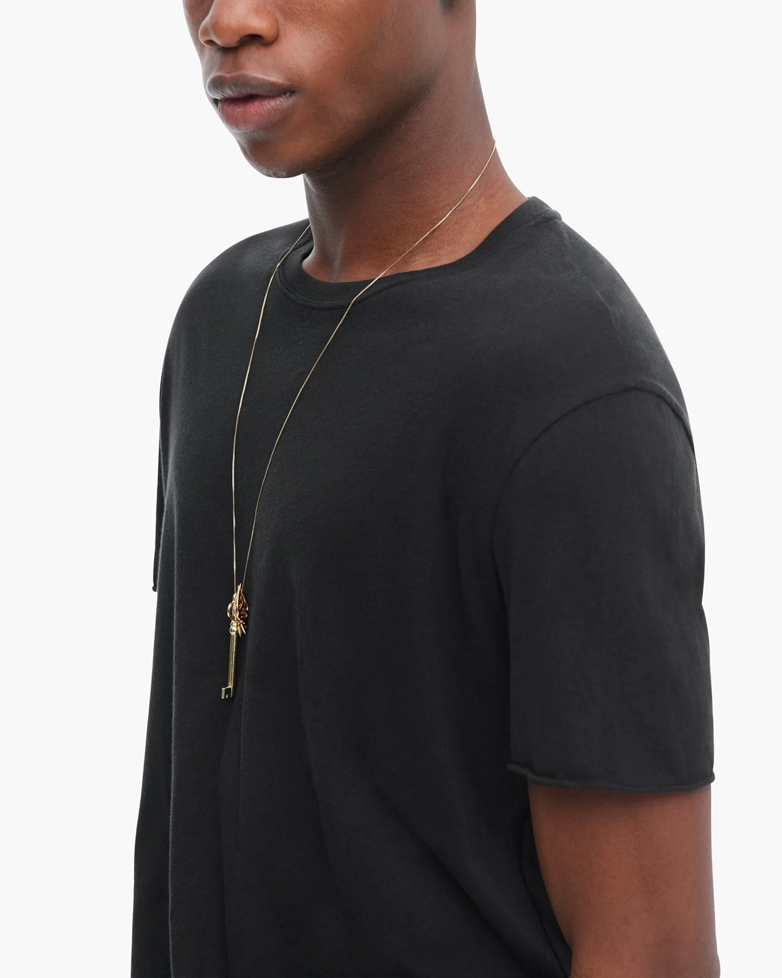 Scoop neck Breathable Performance Vintage Jersey Cut Off Short Sleeve Crew Neck Tee - Black