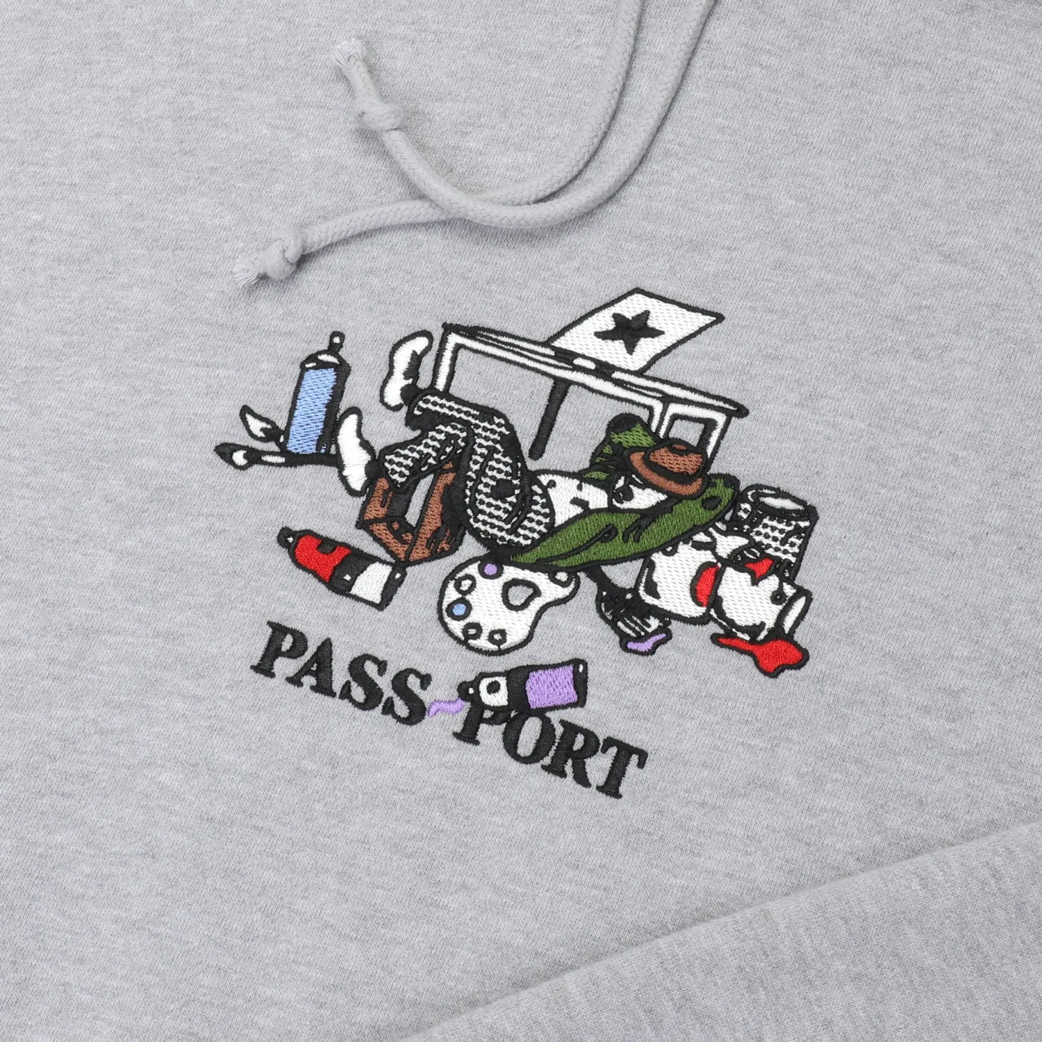 Pass~Port Lucid Dream Hoodie - Ash Scoop neck