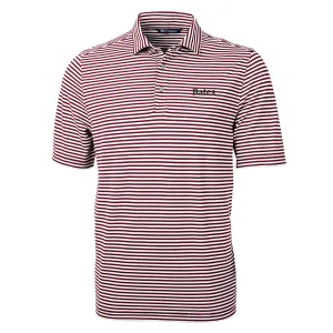 Virtue Eco Pique Stripe Recycled Polo from Cutter & Buck Practical Choice Polished Finish