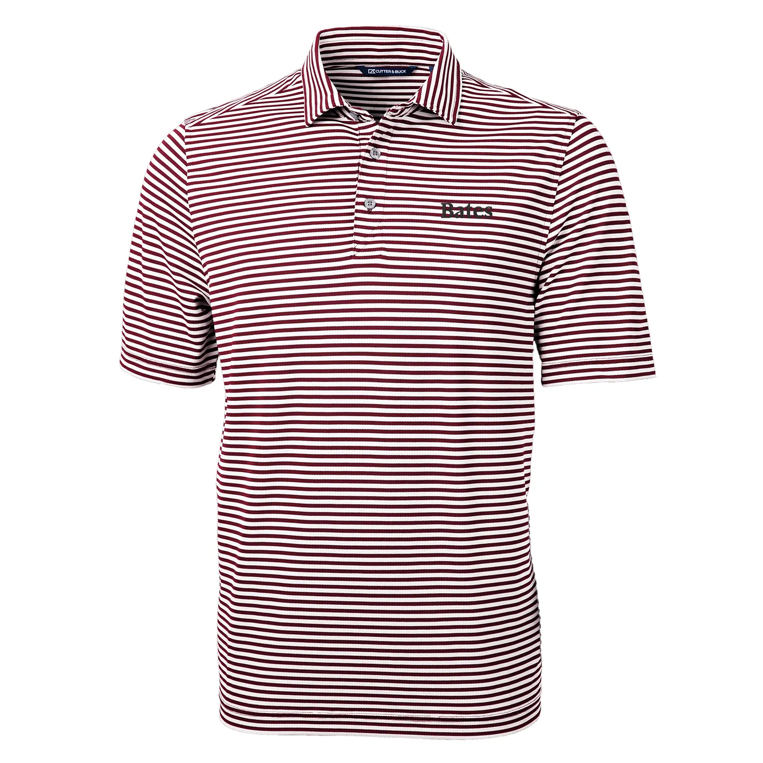 Polka Dot Virtue Eco Pique Stripe Recycled Polo from Cutter & Buck