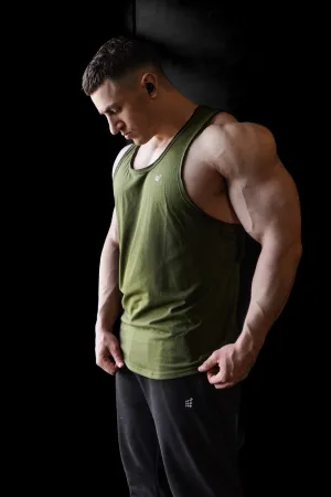 Long Comfort Vital Raw-Hem Tank Top 2.0 - Green