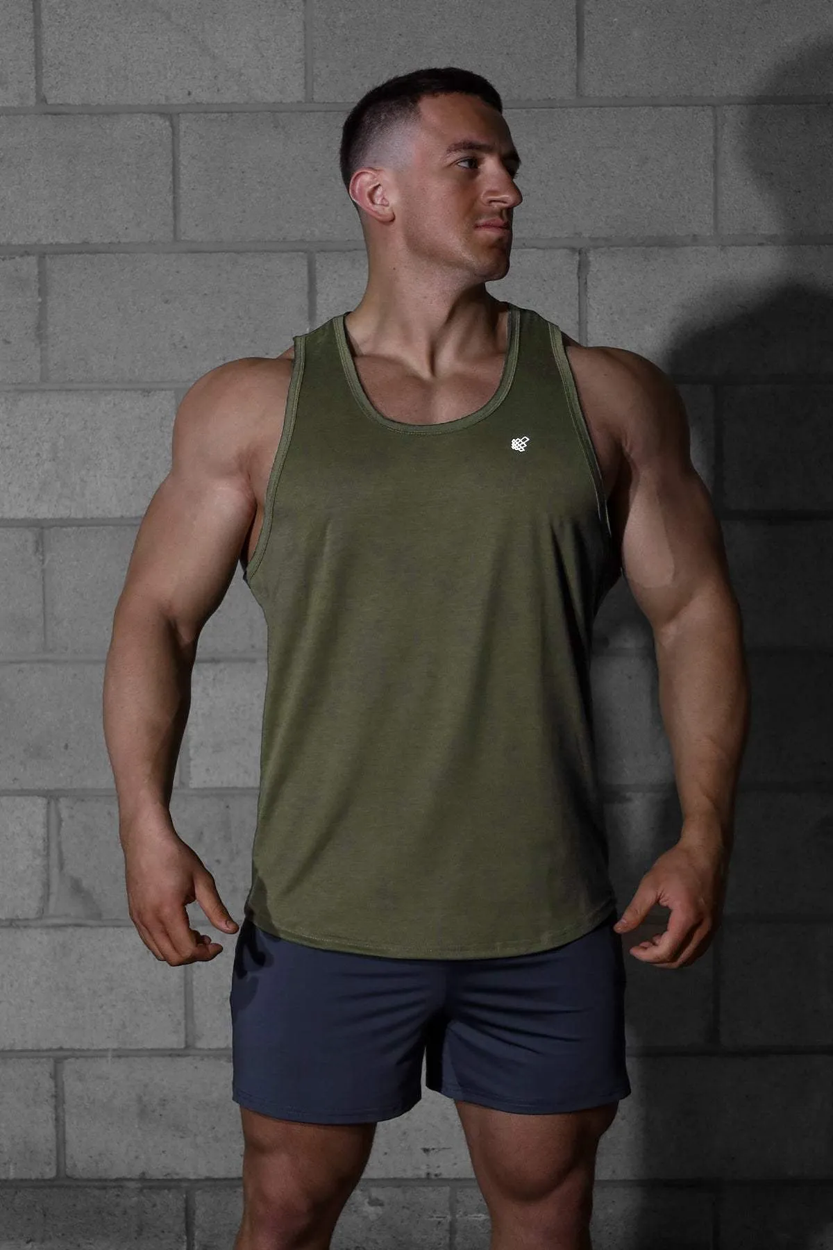 Vital Raw-Hem Tank Top 2.0 - Green UV Protective Layer