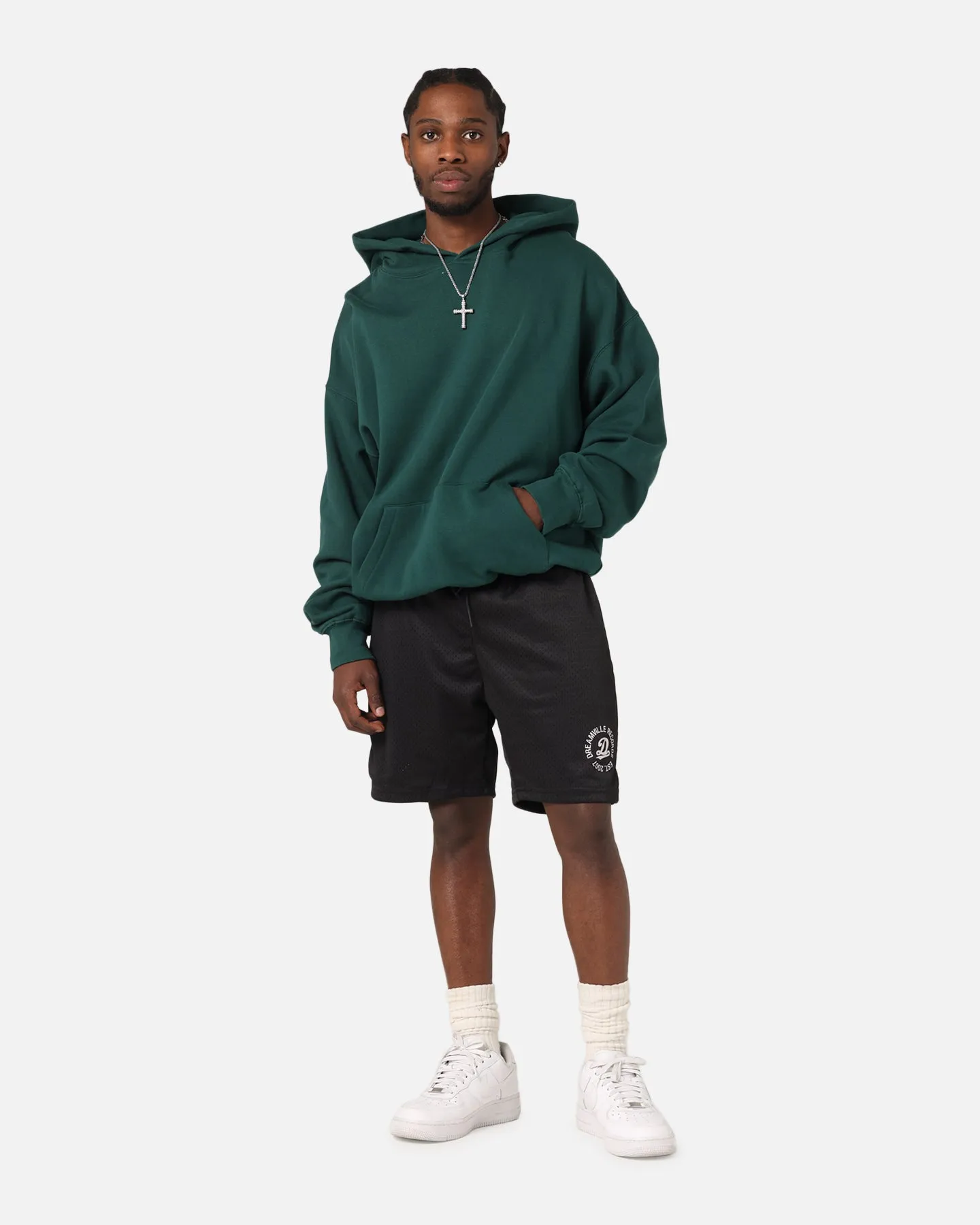 Dreamville Records Mesh Shorts Black Mesh Relaxed Flex