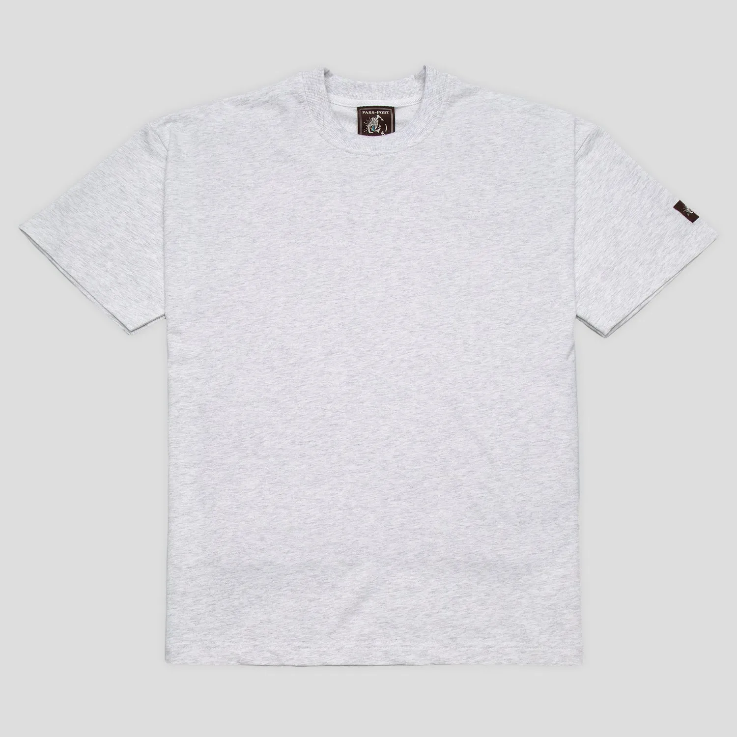 Cozy And Stylish Pass~Port Australian Manufactured Box Fit Tee - White Marle