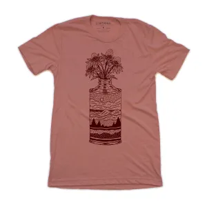 Casual Essentials Wildflower Can Tee -Mauve
