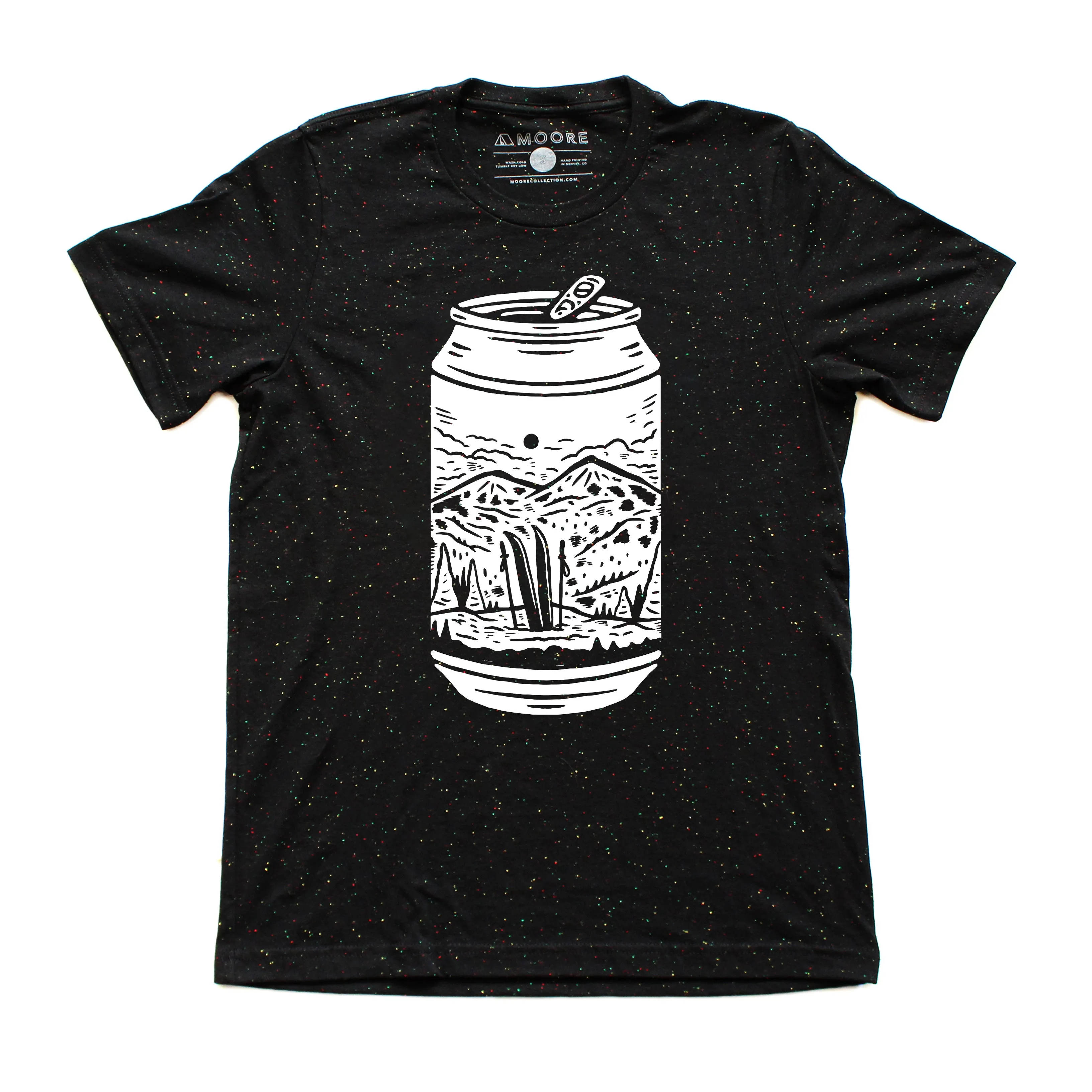Leisure Casual Winter Can Tee-Black Speckled