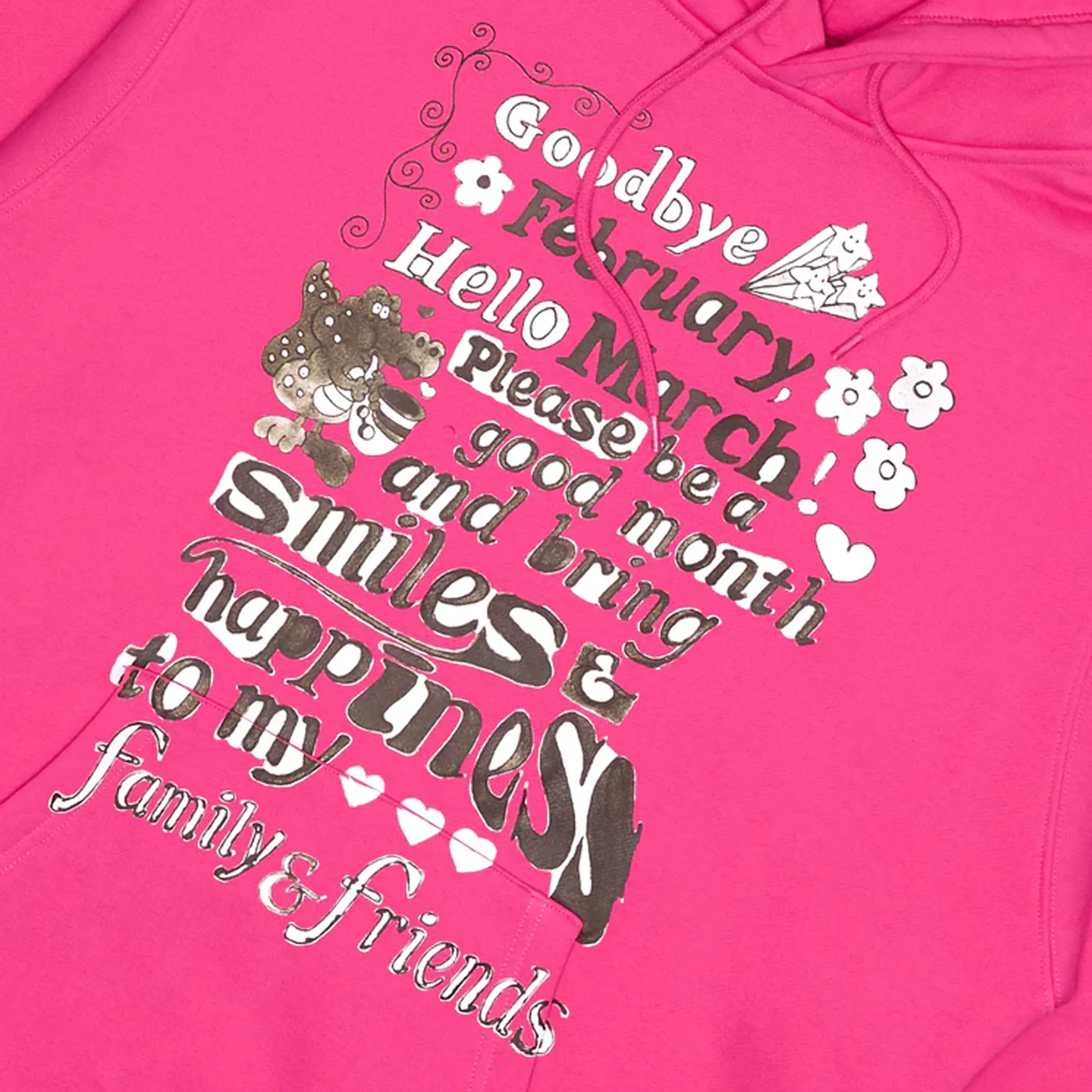 WKND Hello March Hoodie - Watermelon Break Run Low Effort