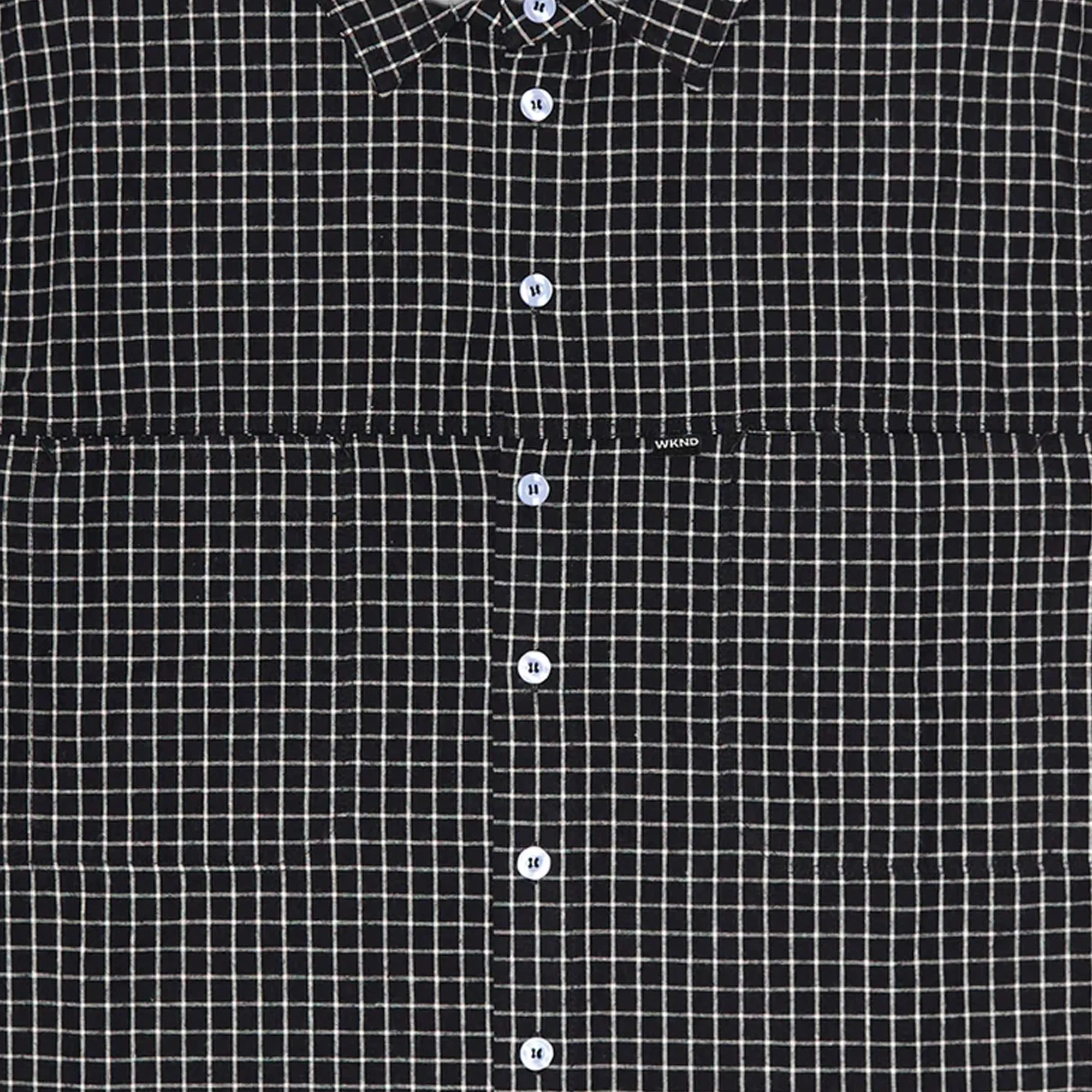 Summer Outfit Simple Motion WKND RR Shirt - Black Check