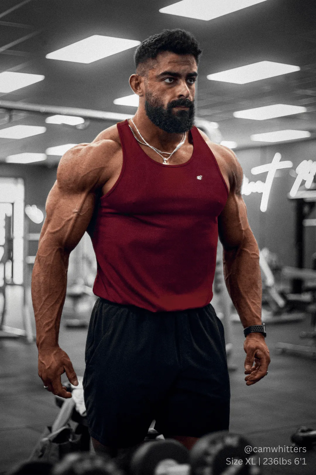 Fast-Dry Bodybuilding Workout Stringer - Maroon Urban Cool rapid deployment