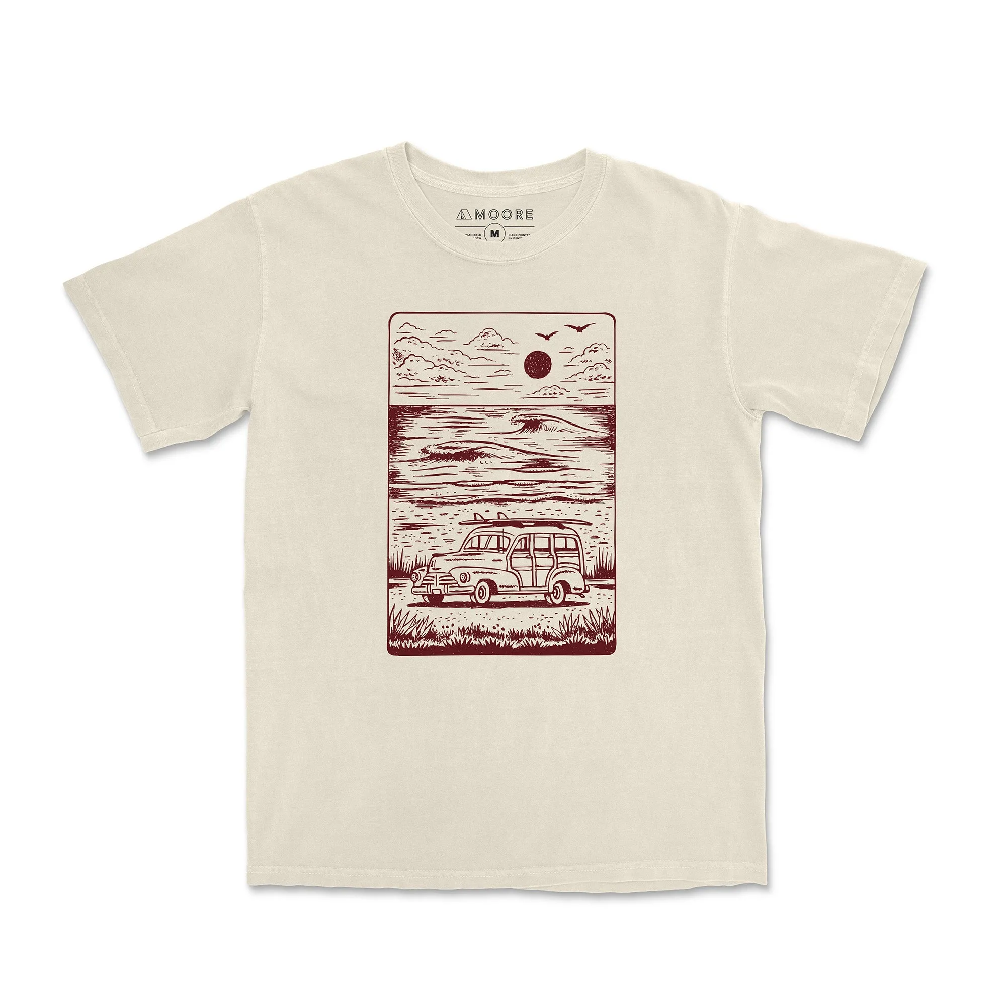 Edgy Woody Tee-Vintage Ivory