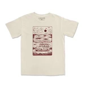 outdoor concert Comfortable apparel Woody Tee-Vintage Ivory