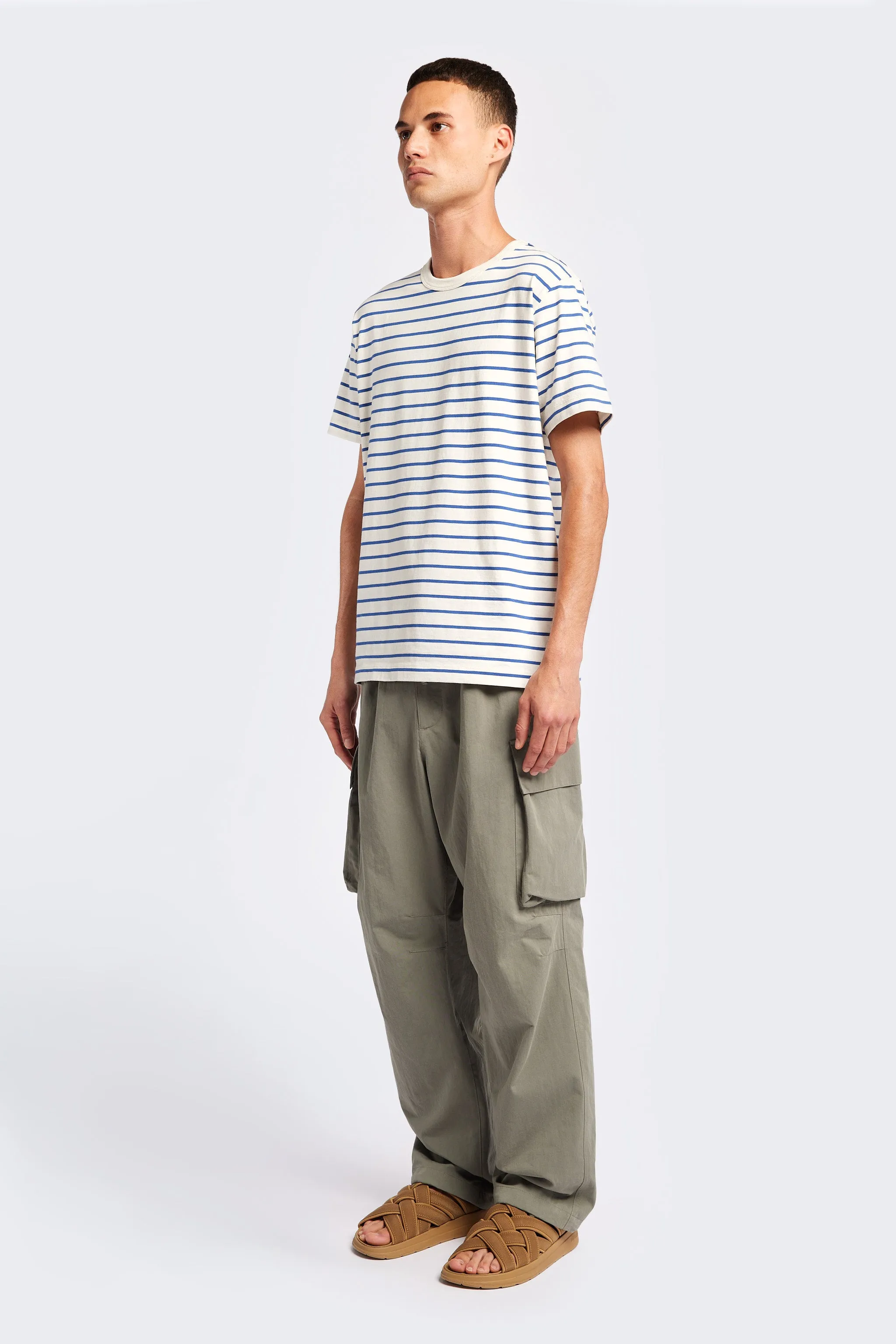 Radius T-Shirt Blue Stripe Stylish Layer Look Essential Top