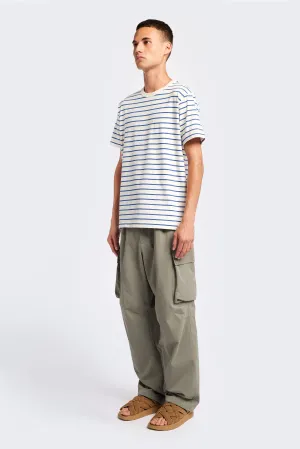 Radius T-Shirt Blue Stripe Stylish Layer Look Essential Top