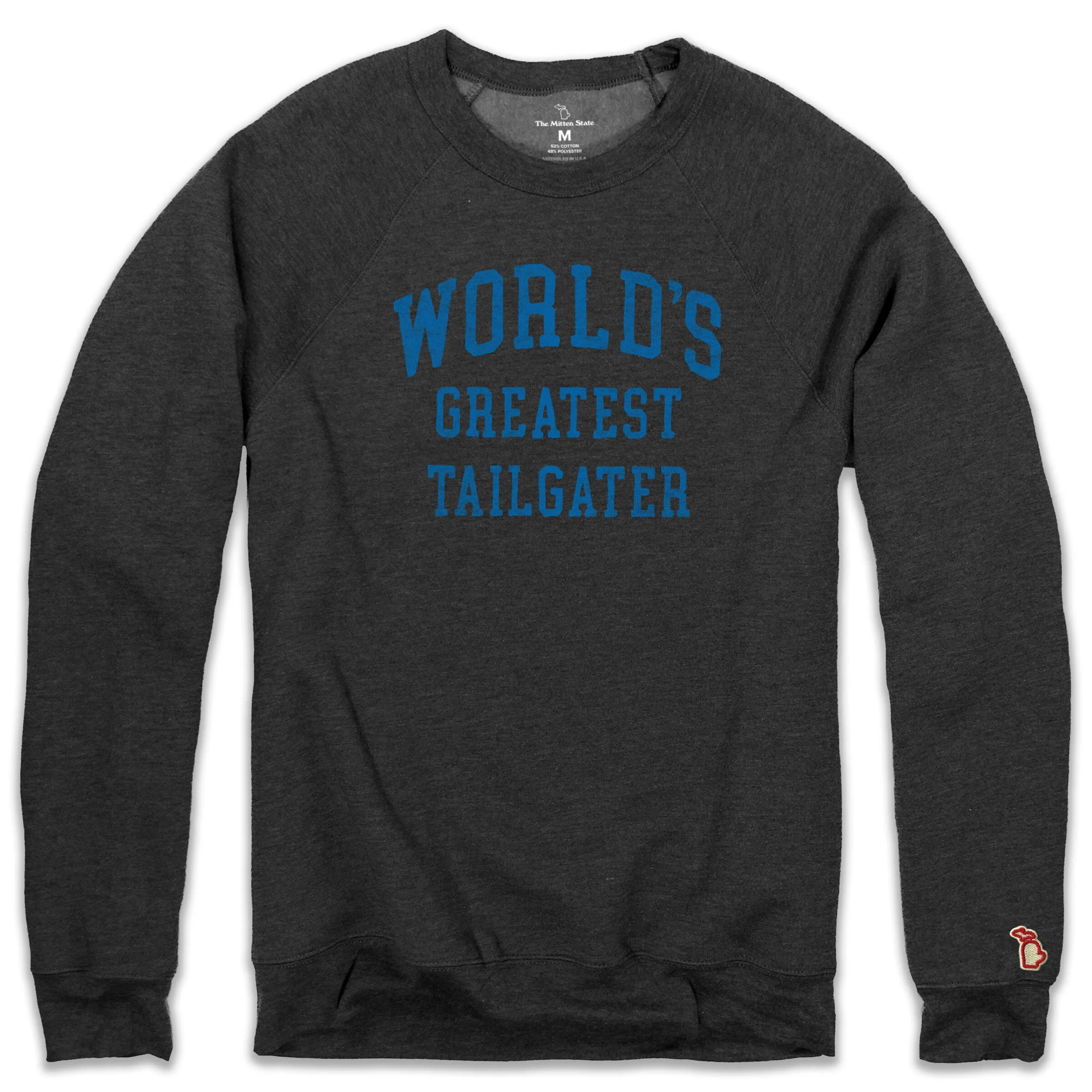 WORLD'S GREATEST TAILGATER FLEECE SWEATSHIRT (UNISEX) Hooded sequin