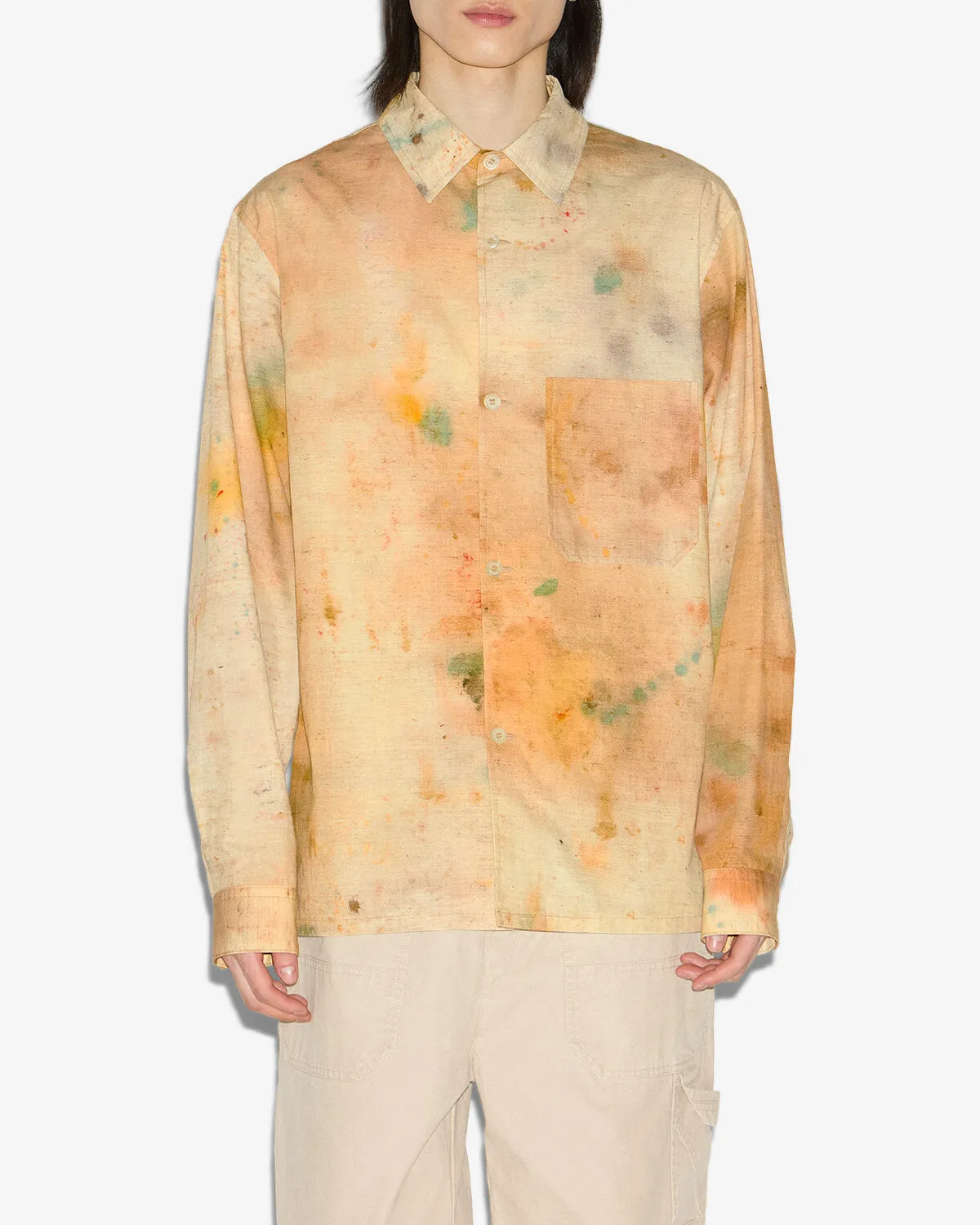 Textured Finish Oversized Fit YACINE SHIRT