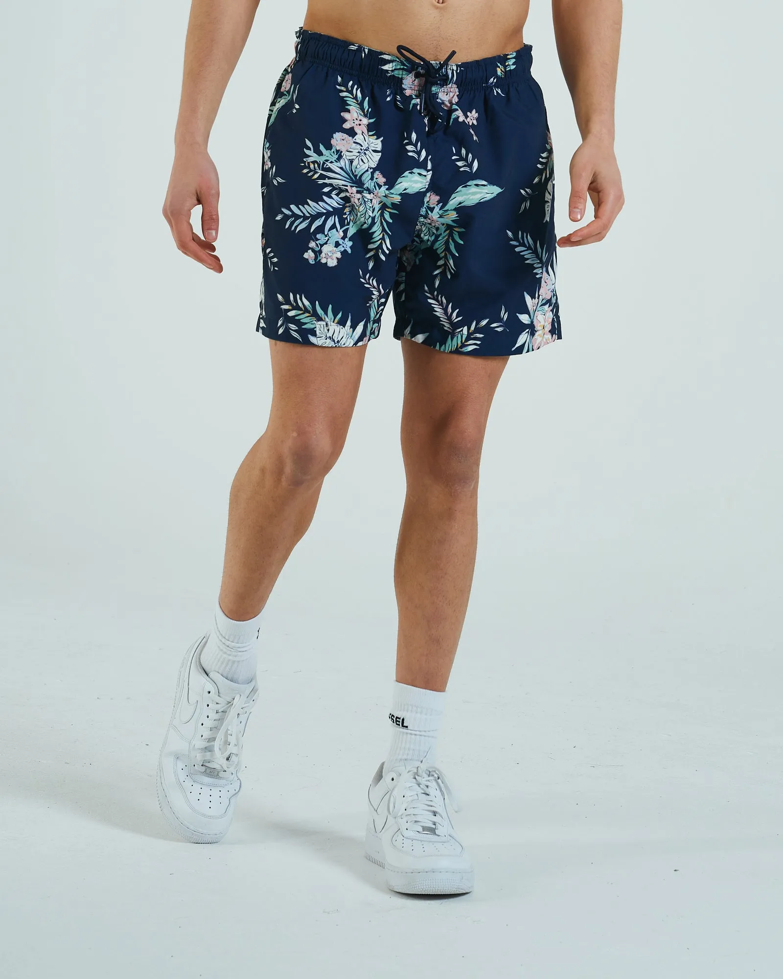 Handmade Zach Swim Short Floral Print