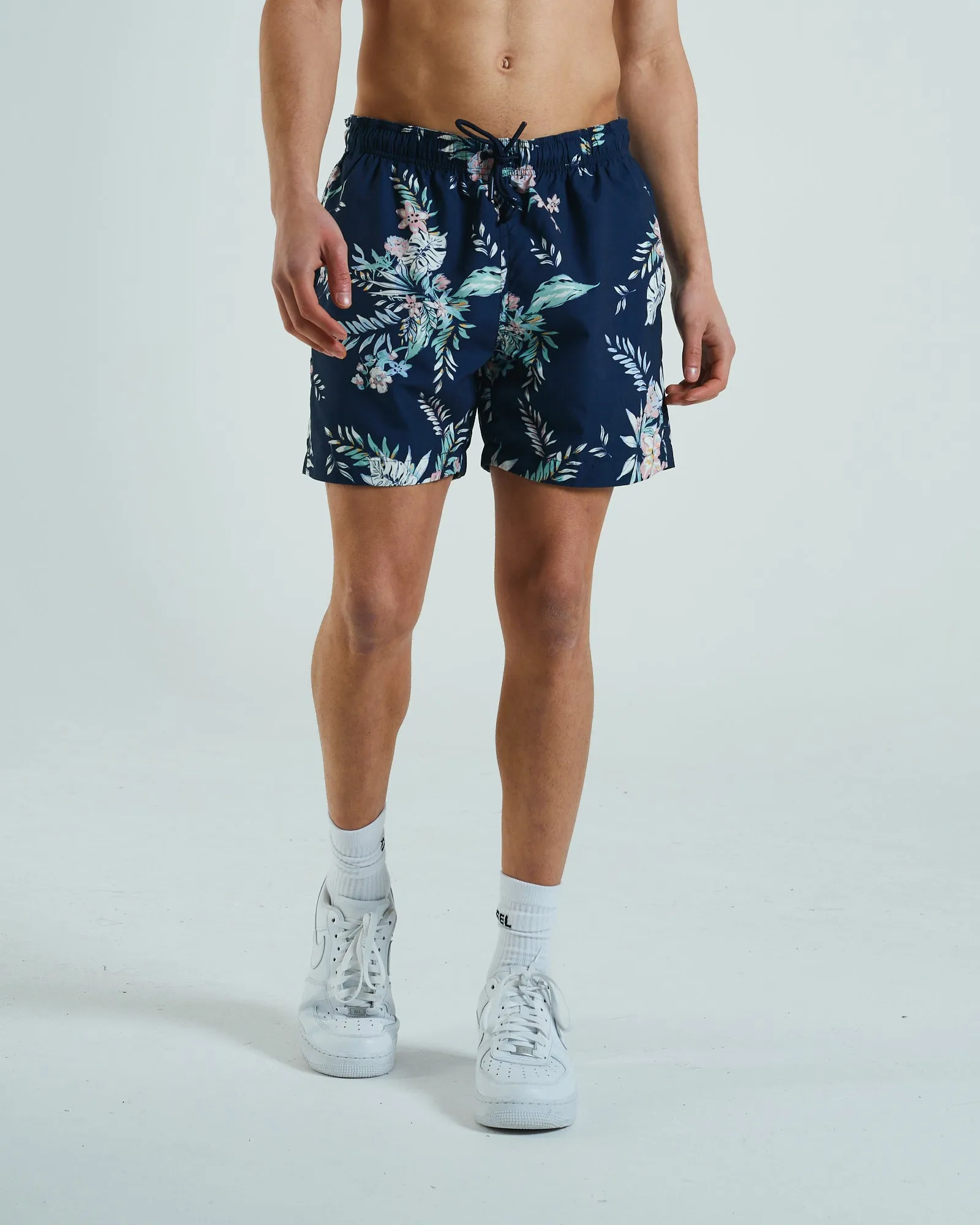Zach Swim Short Floral Print Sporty Vibes Day Fit