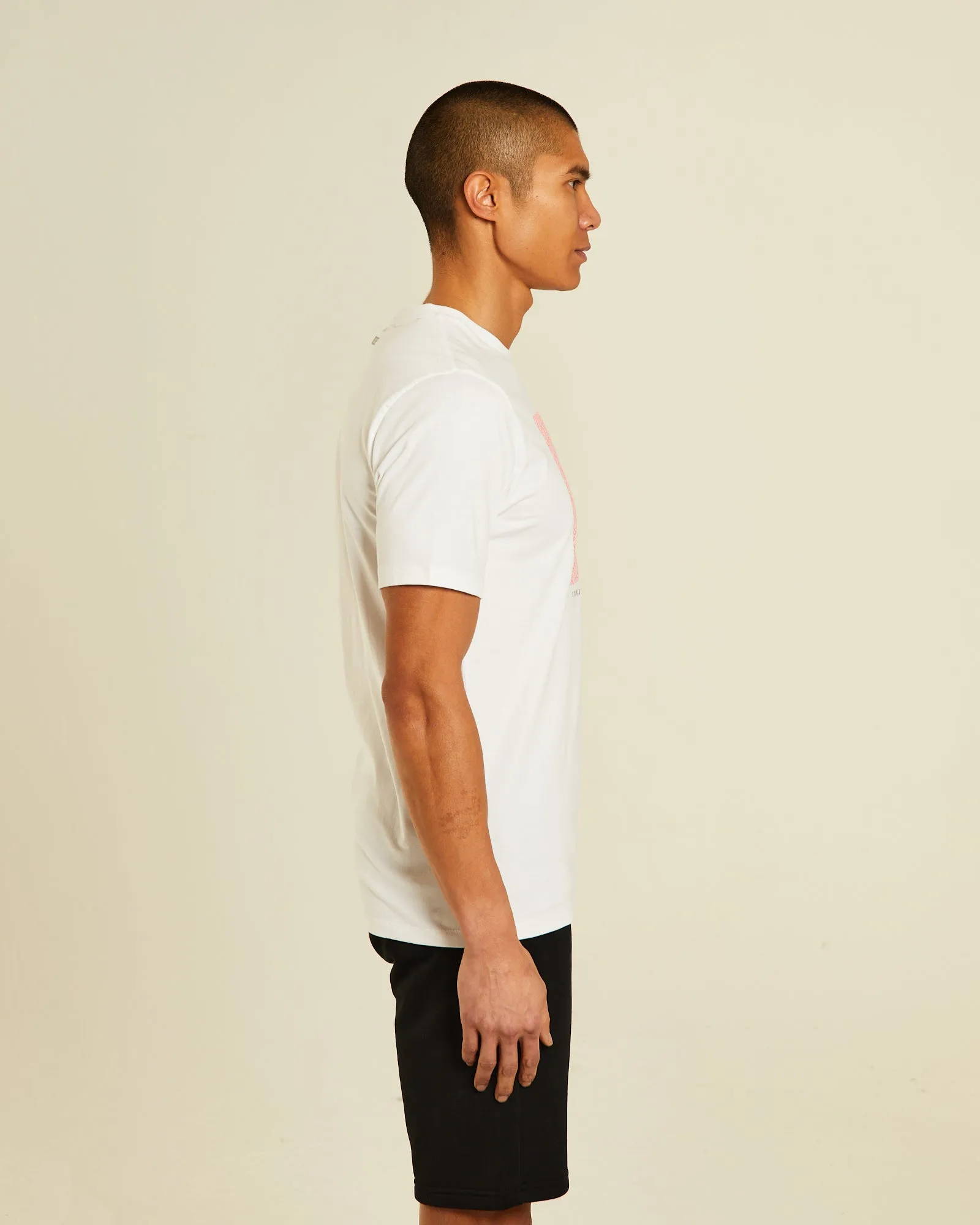 Idris Tee Optic White Biodegradable Options Quick Dry Comfort