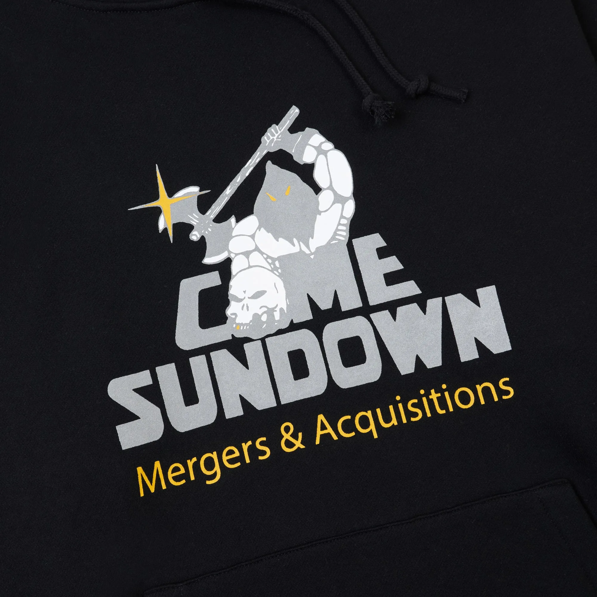 Handmade Come Sundown Mergers Hoodie - Black