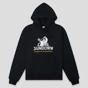 Come Sundown Mergers Hoodie - Black product holiday wearability City Style
